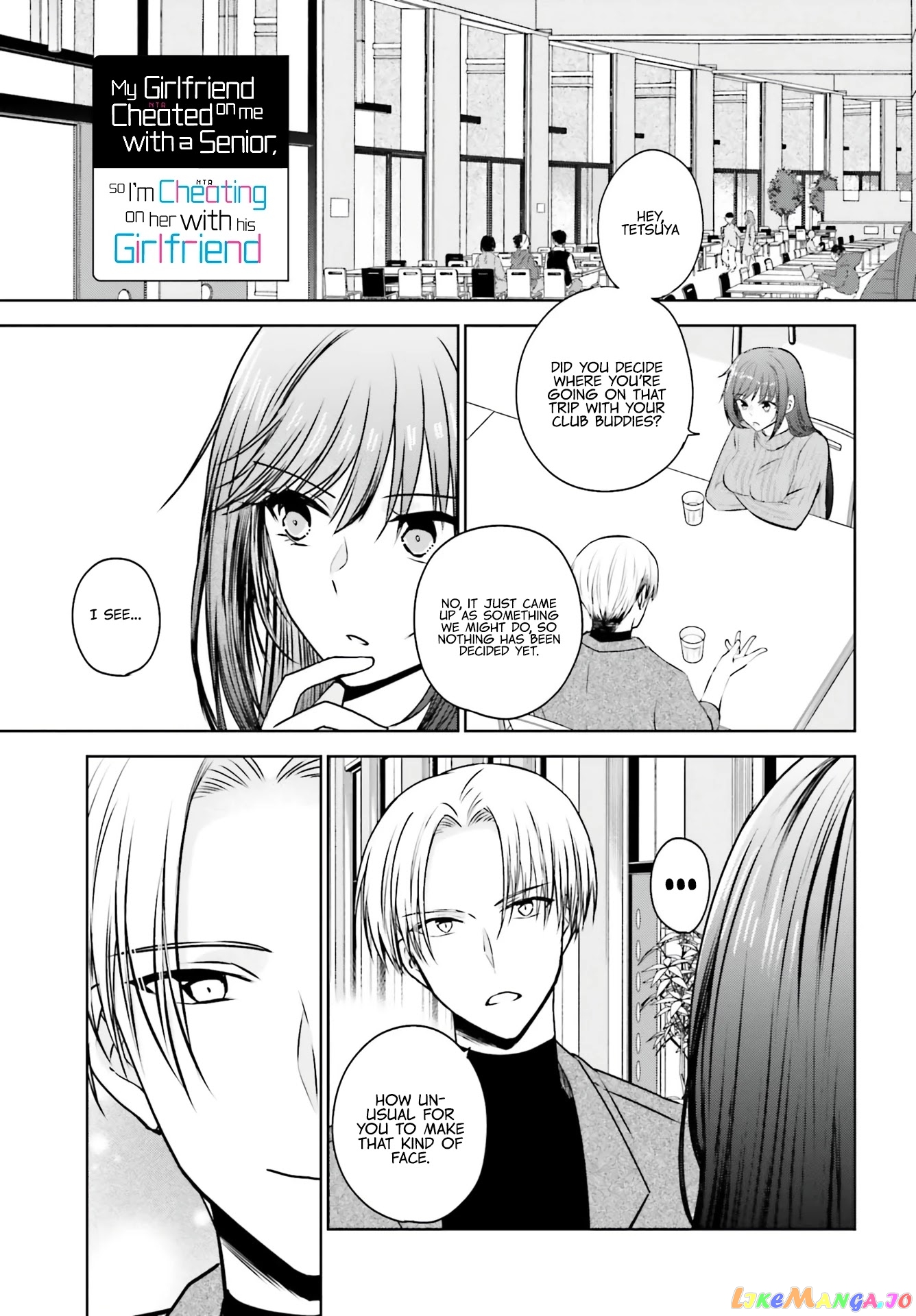 My Girlfriend Cheated on Me With a Senior, so I’m Cheating on Her With His Girlfriend chapter 5 - page 3