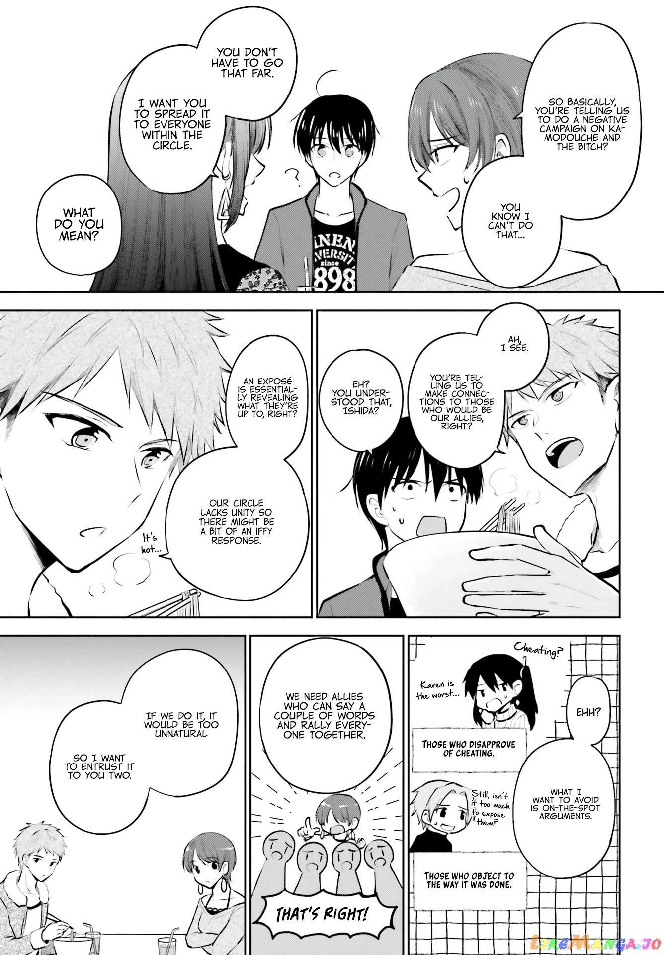 My Girlfriend Cheated on Me With a Senior, so I’m Cheating on Her With His Girlfriend chapter 6 - page 17