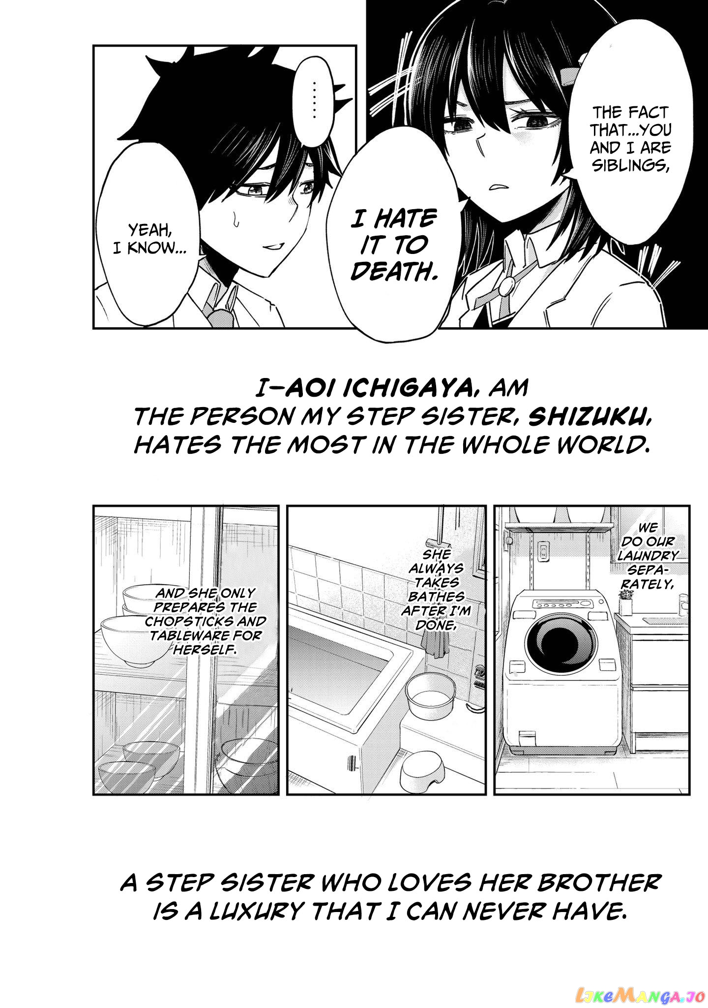 My Stepsister Who Says Go Die Go Die To Me Every Day, Tries To Hypnotize Me To Fall For Her While I Was Sleeping…! chapter 0 - page 3