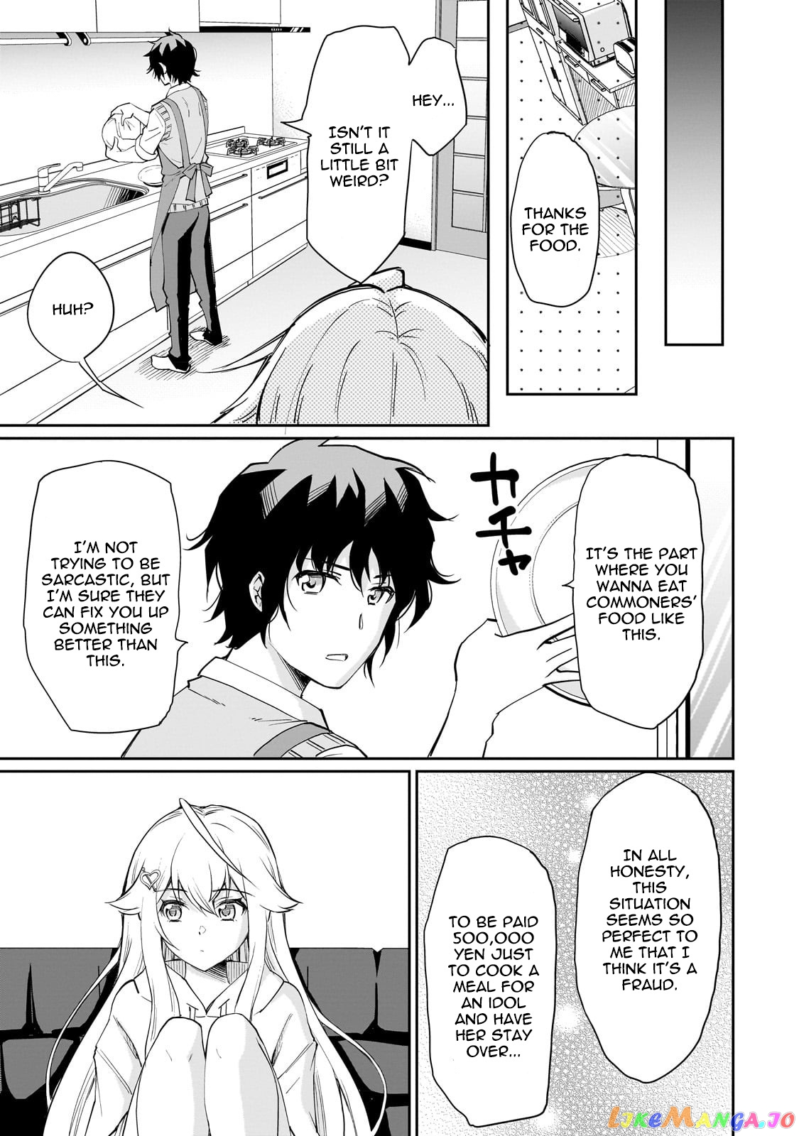 Isshou Hatarakitakunai Ore Ga Classmate No Daininki Idol Ni Natsukaretara chapter 4.1 - page 9