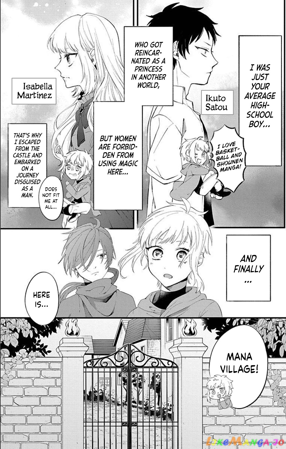 Tensei Shitara Hime Datta Node Dansou Joshi Kiwamete Saikyou Mahou Tsukai Mezasuwa chapter 5 - page 1