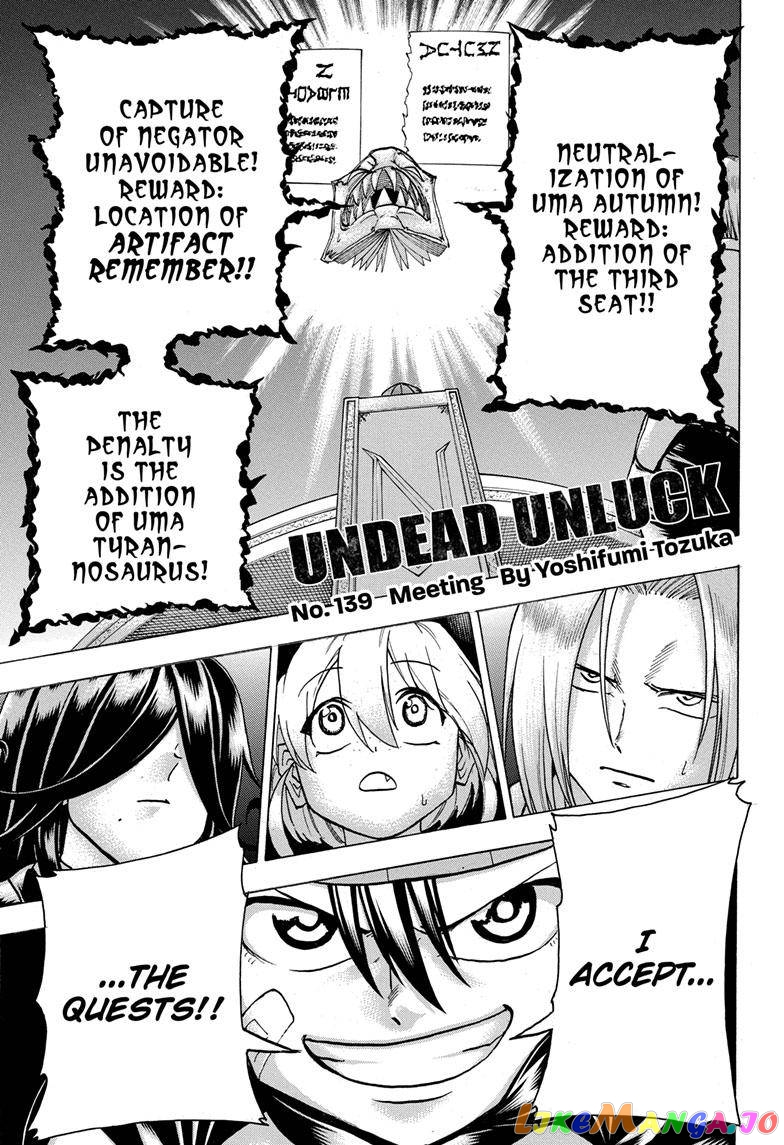 Undead + Unluck chapter 139 - page 1