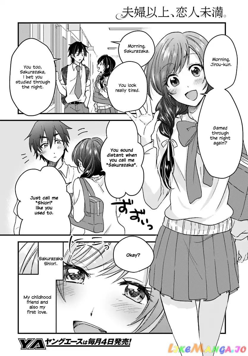 Fuufu Ijou, Koibito Miman. chapter 1 - page 6