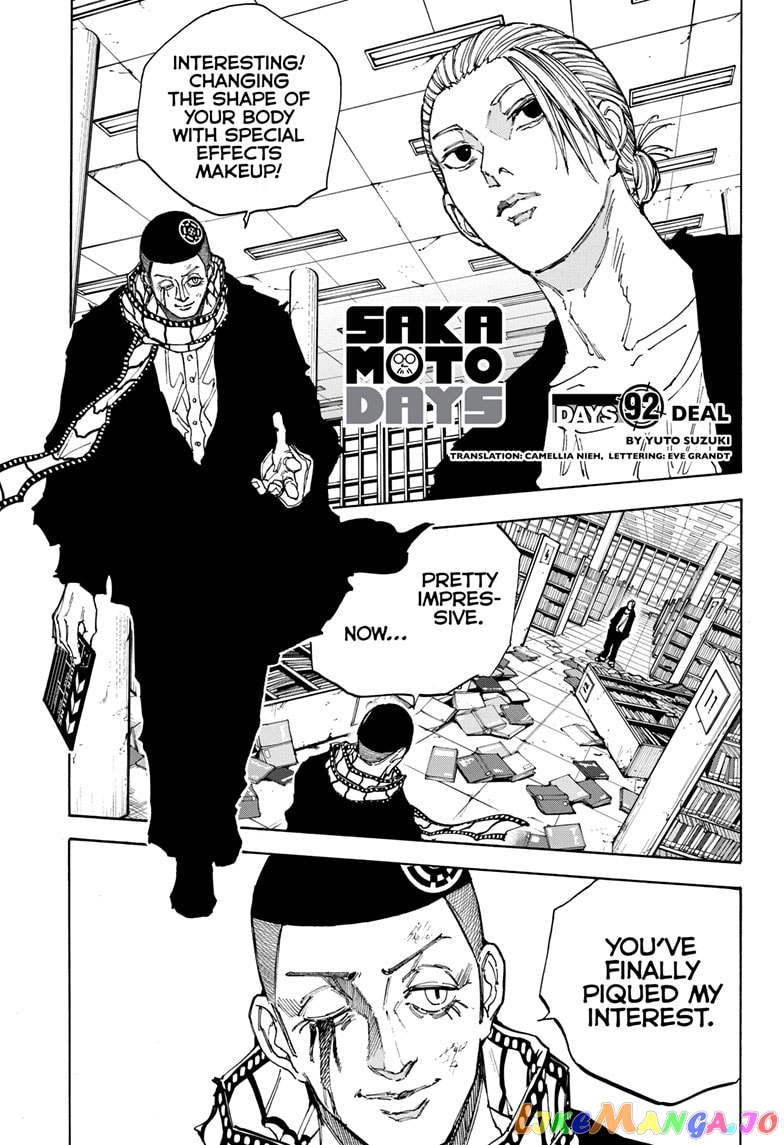 Sakamoto Days chapter 92 - page 1