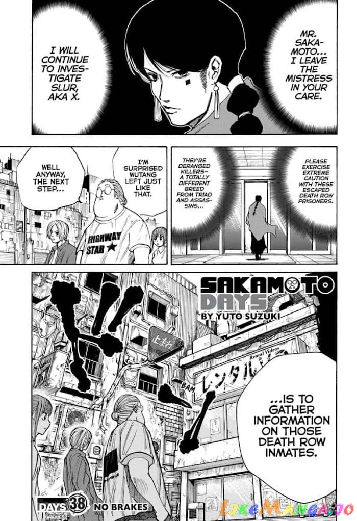 Sakamoto Days chapter 38 - page 1