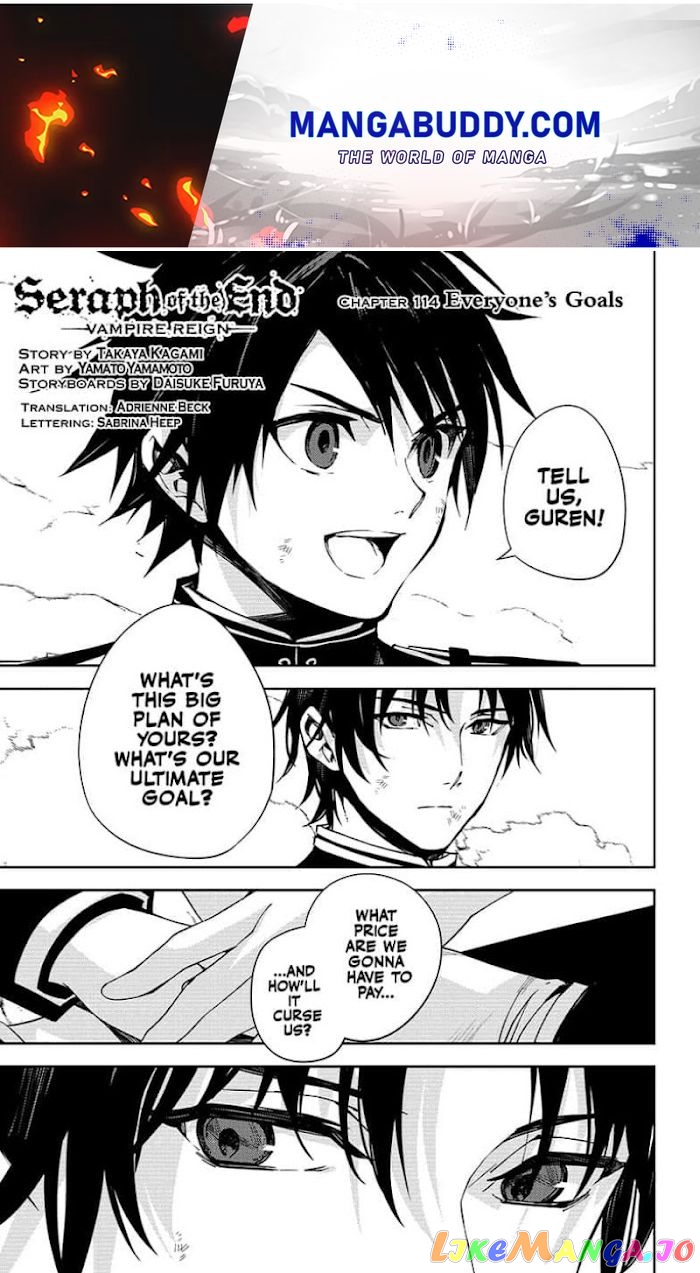 Seraph Of The End chapter 114 - page 1