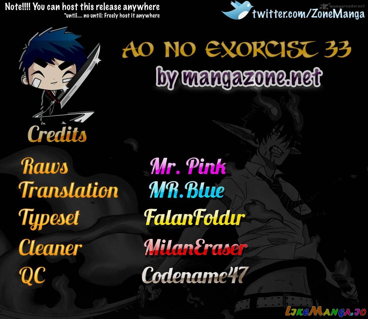 Ao No Exorcist chapter 33 - page 34