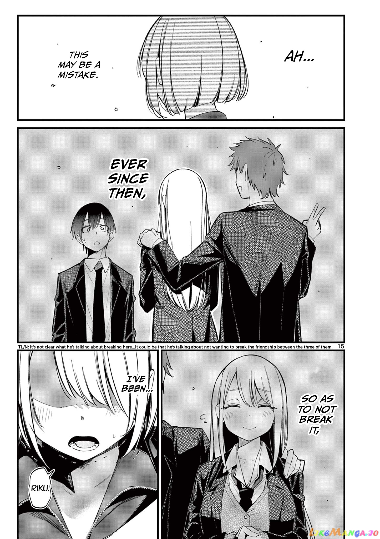 His Girlfriend chapter 13 - page 15