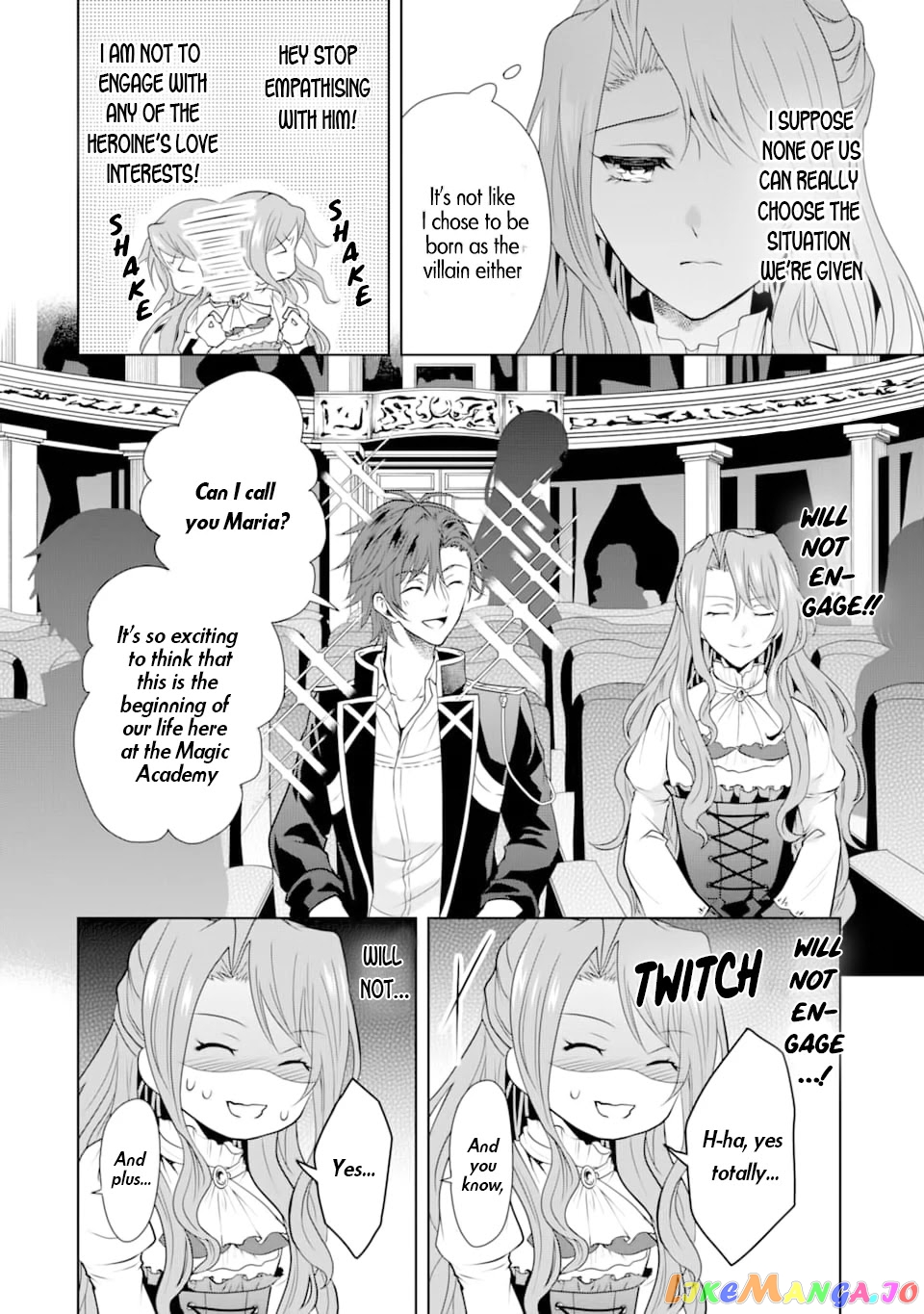 Auto-Mode Expired In The 6Th Round Of The Otome Game chapter 1 - page 24