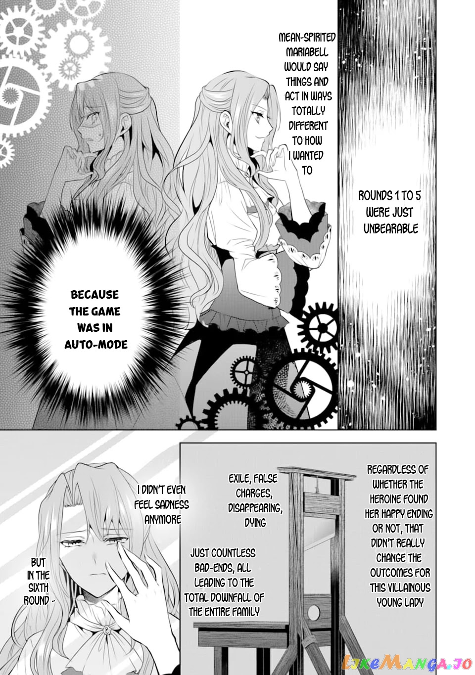 Auto-Mode Expired In The 6Th Round Of The Otome Game chapter 1 - page 7