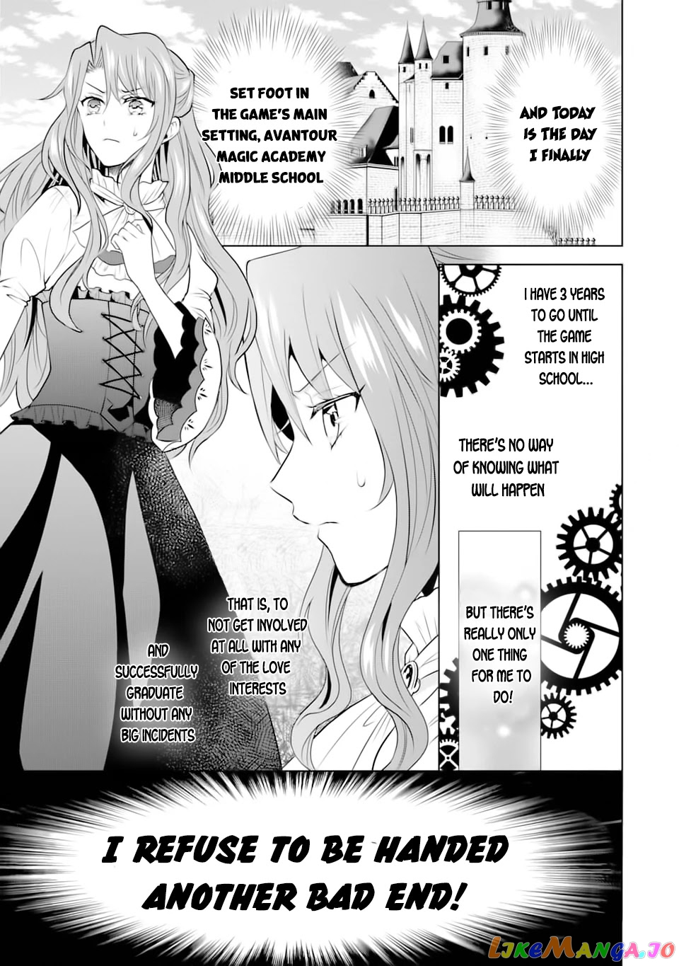 Auto-Mode Expired In The 6Th Round Of The Otome Game chapter 1 - page 9