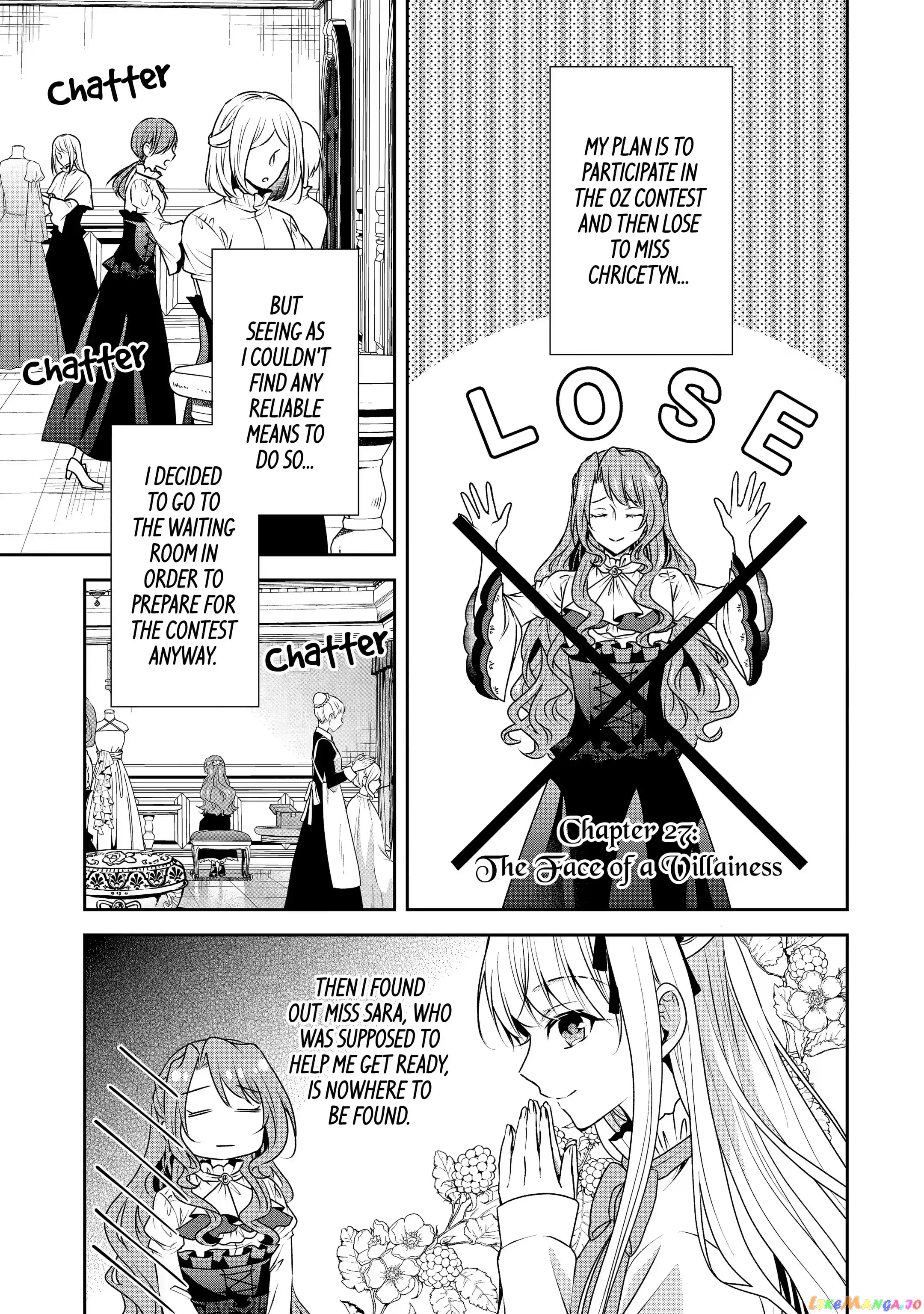 Auto-Mode Expired In The 6Th Round Of The Otome Game chapter 27.1 - page 1