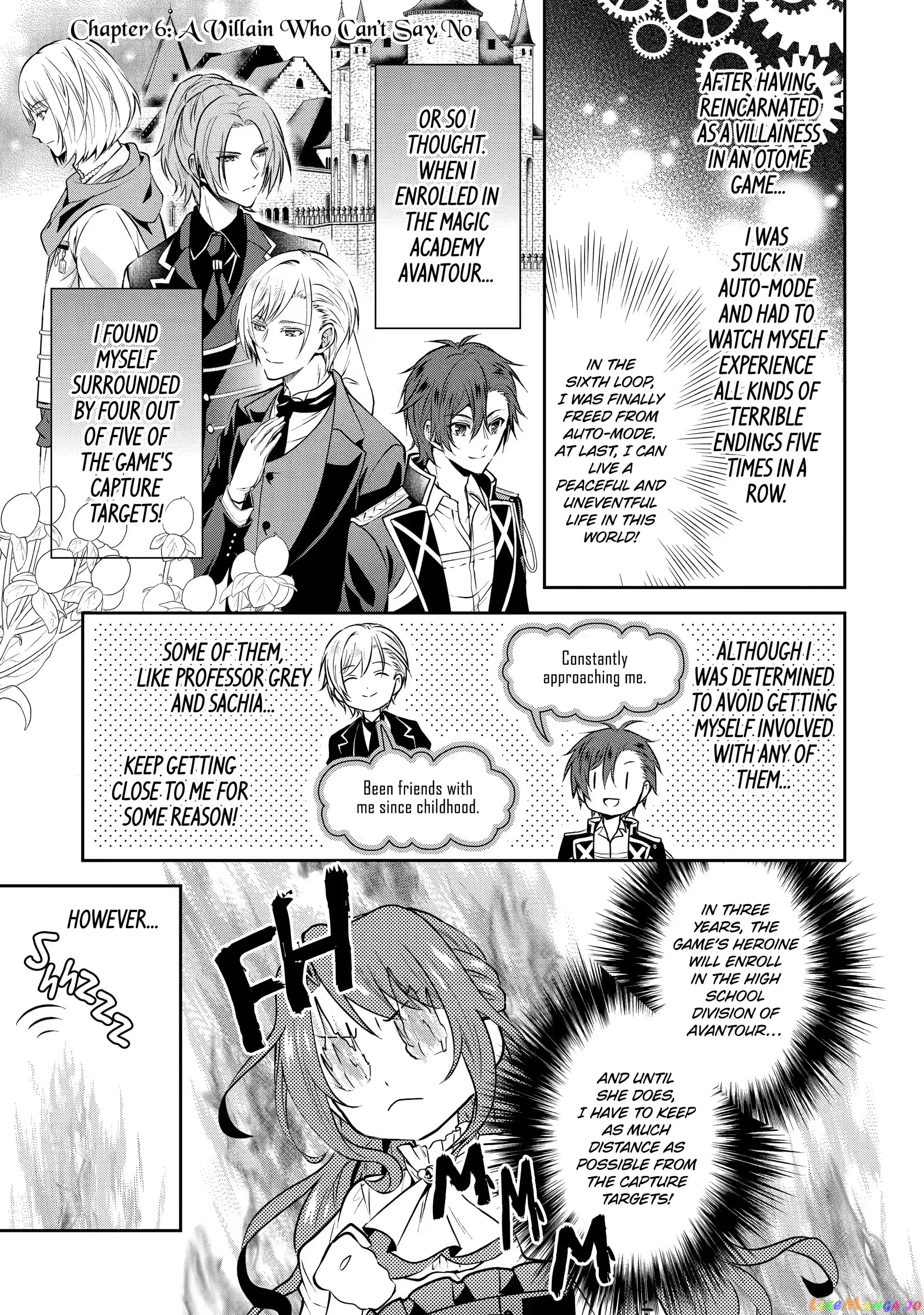 Auto-Mode Expired In The 6Th Round Of The Otome Game chapter 6.1 - page 1