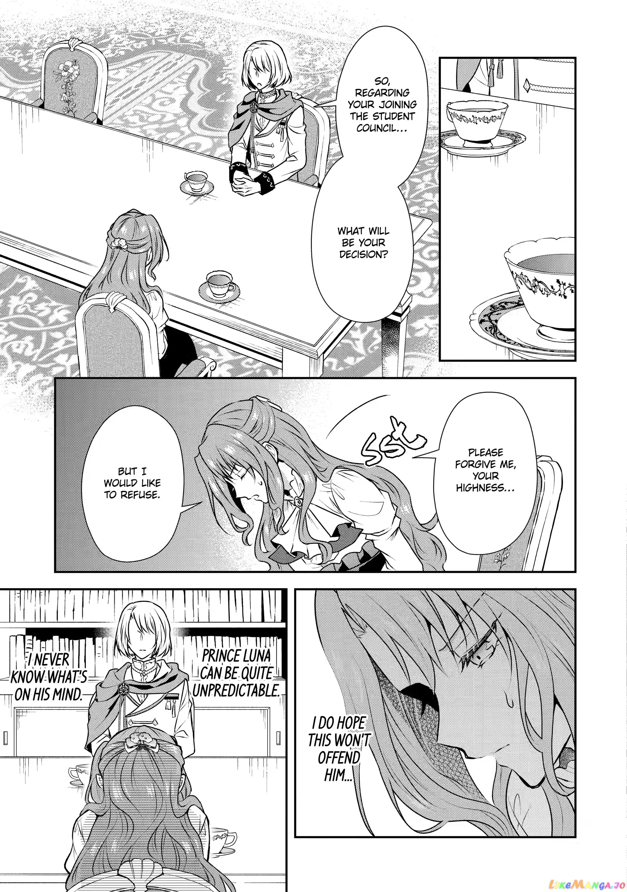 Auto-Mode Expired In The 6Th Round Of The Otome Game chapter 11.3 - page 1