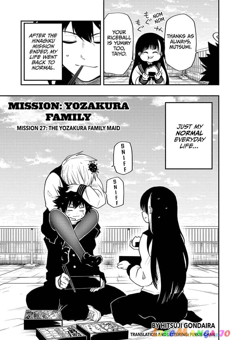 Mission: Yozakura Family chapter 27 - page 1