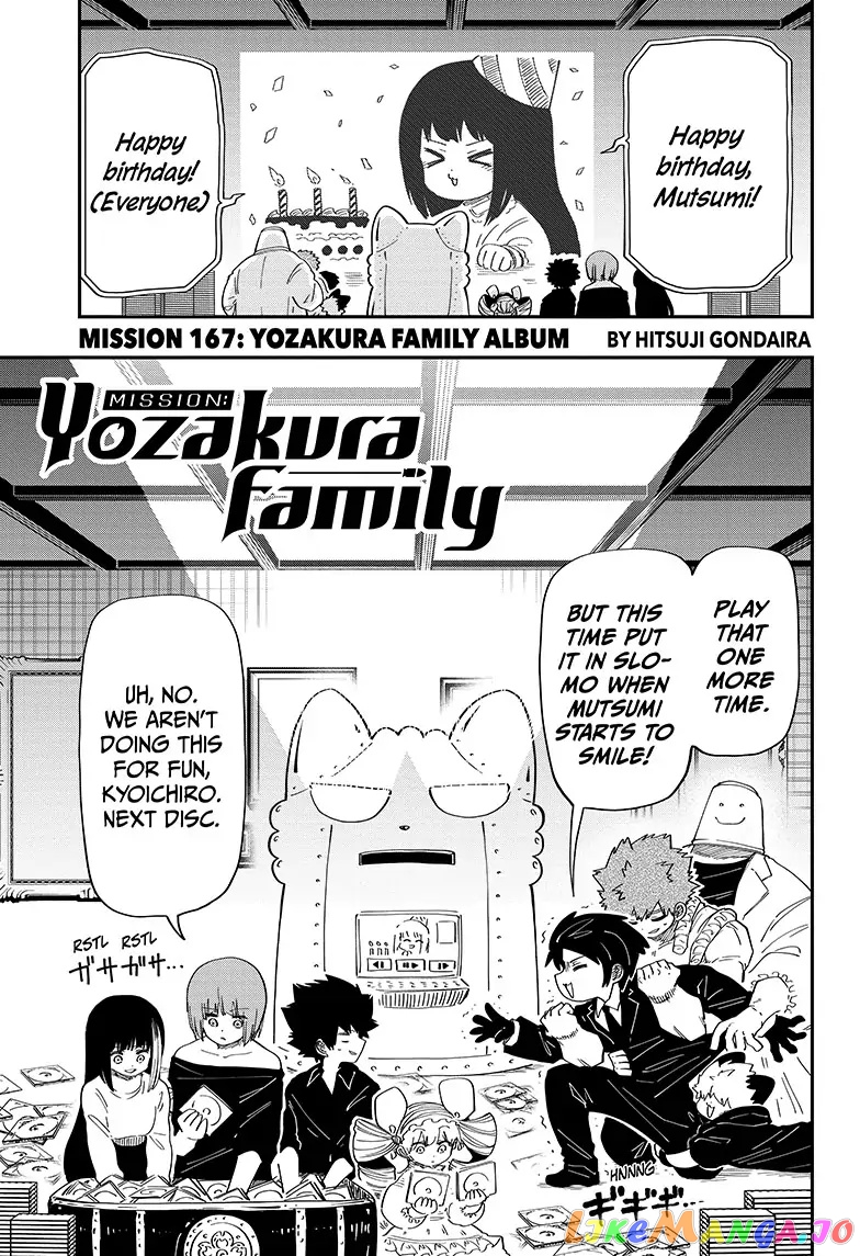Mission: Yozakura Family chapter 167 - page 1