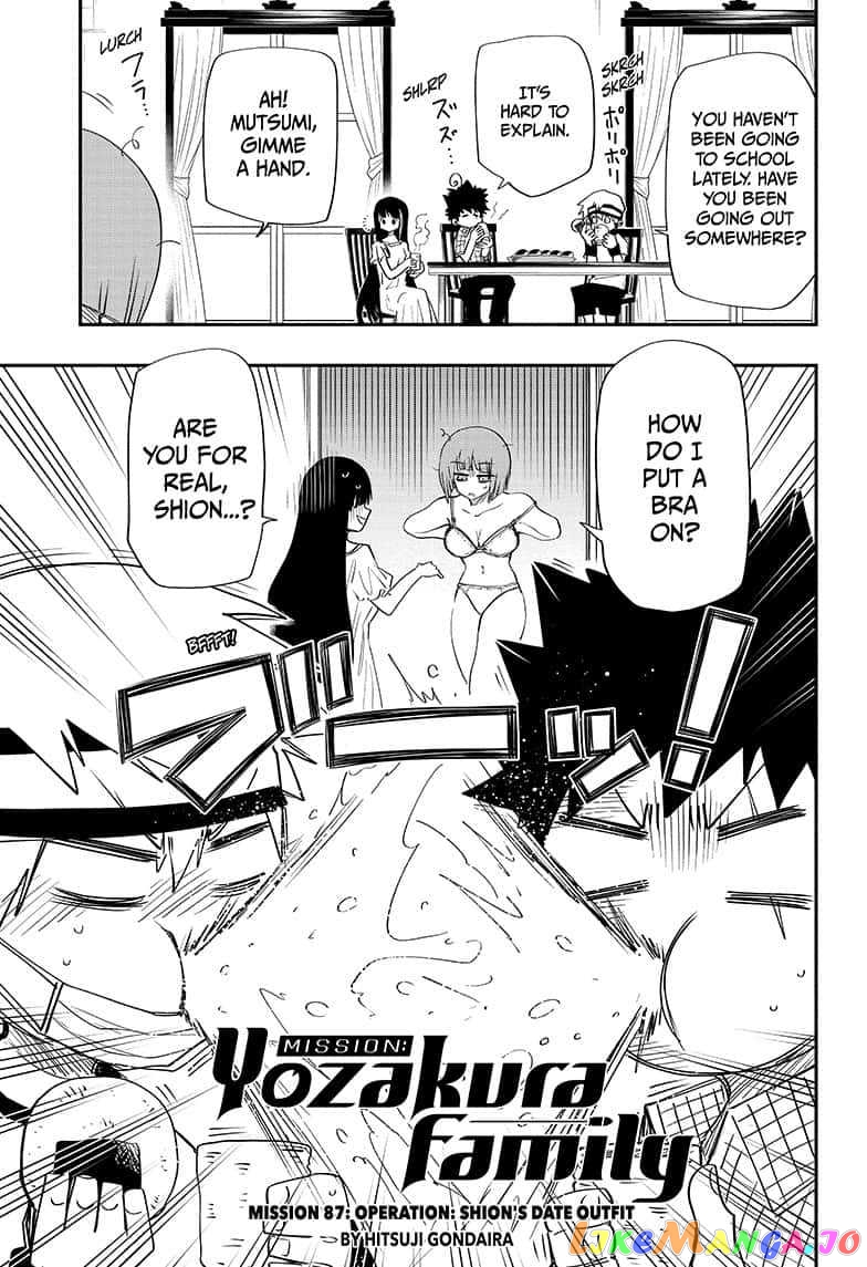 Mission: Yozakura Family chapter 87 - page 1
