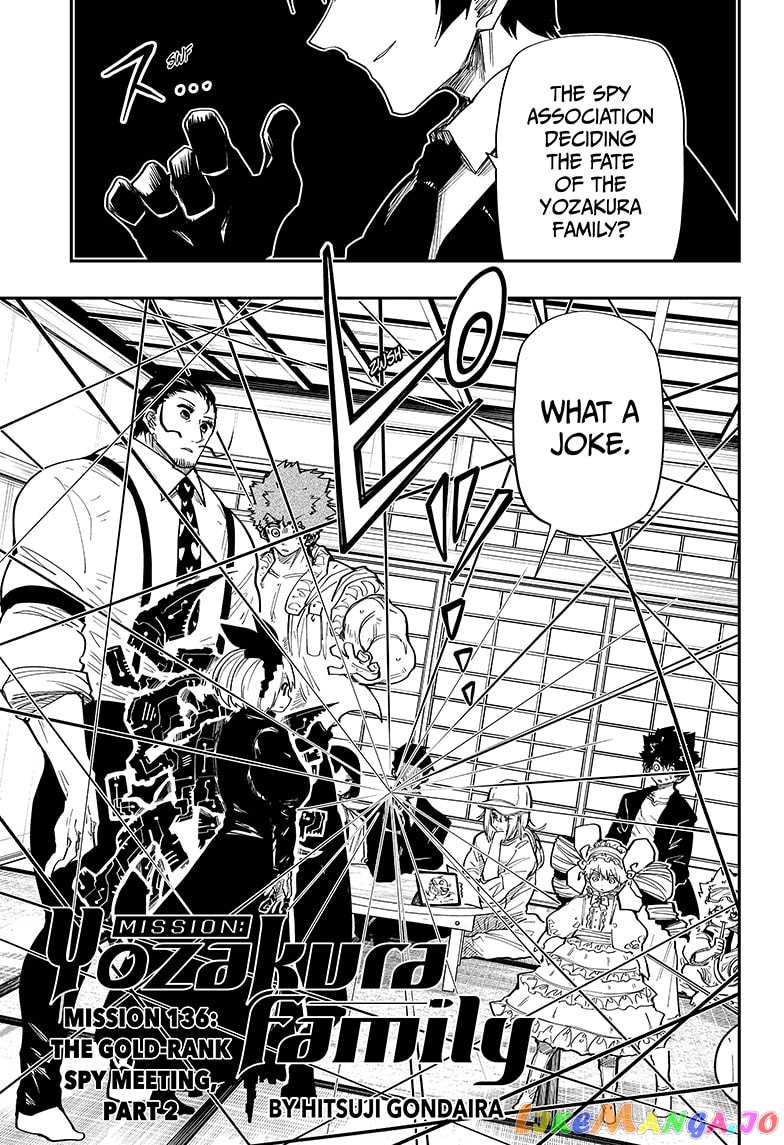 Mission: Yozakura Family chapter 136 - page 1