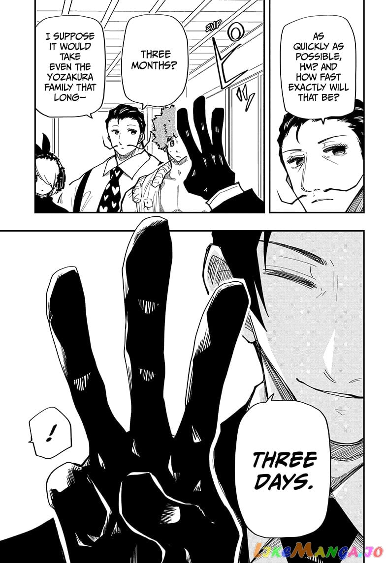 Mission: Yozakura Family chapter 136 - page 13