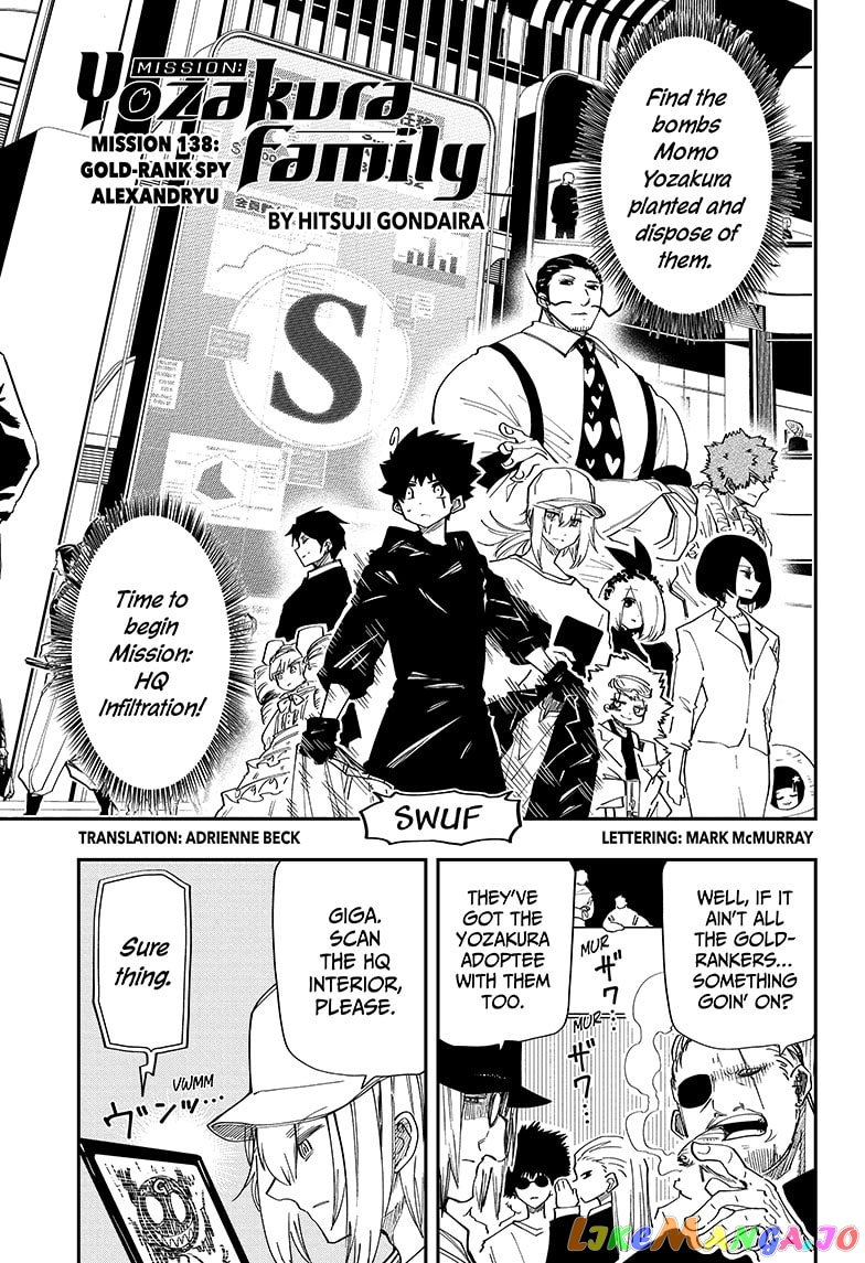 Mission: Yozakura Family chapter 138 - page 1