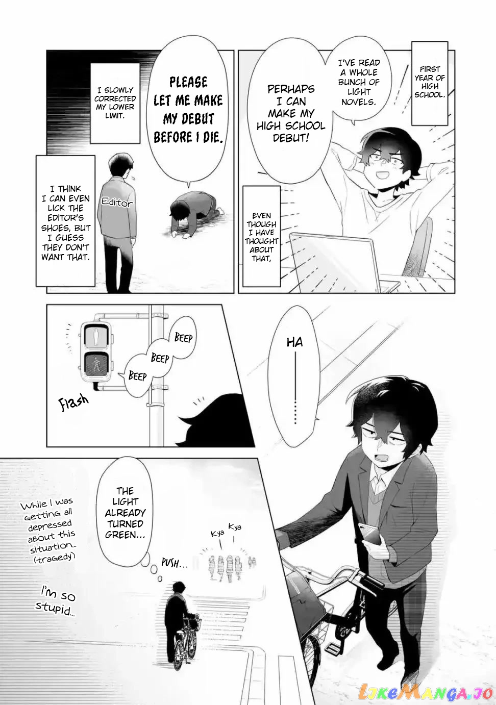 Please Leave Me Alone (For Some Reason, She Wants to Change a Lone Wolf's Helpless High School Life.) chapter 1 - page 15