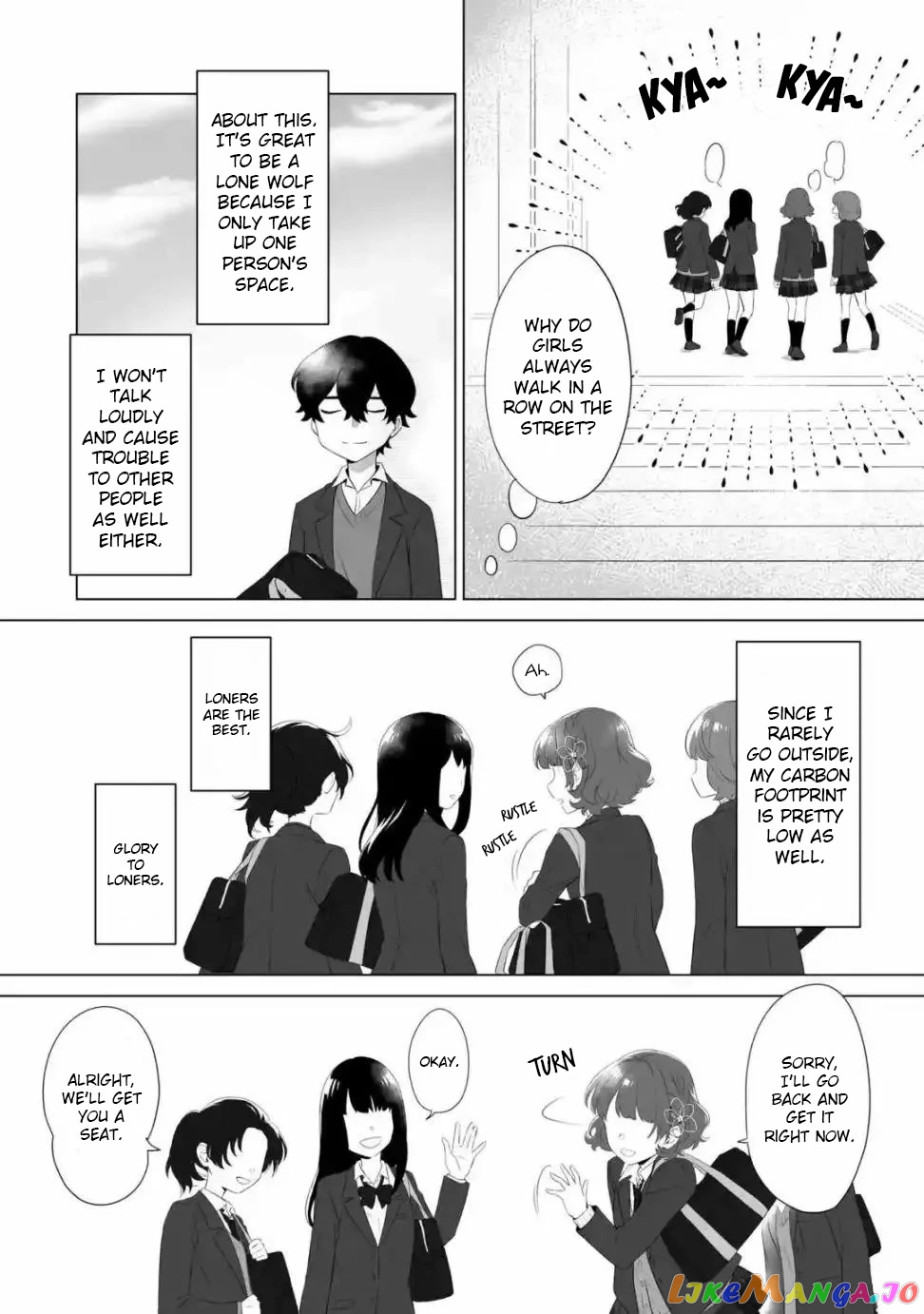 Please Leave Me Alone (For Some Reason, She Wants to Change a Lone Wolf's Helpless High School Life.) chapter 1 - page 16