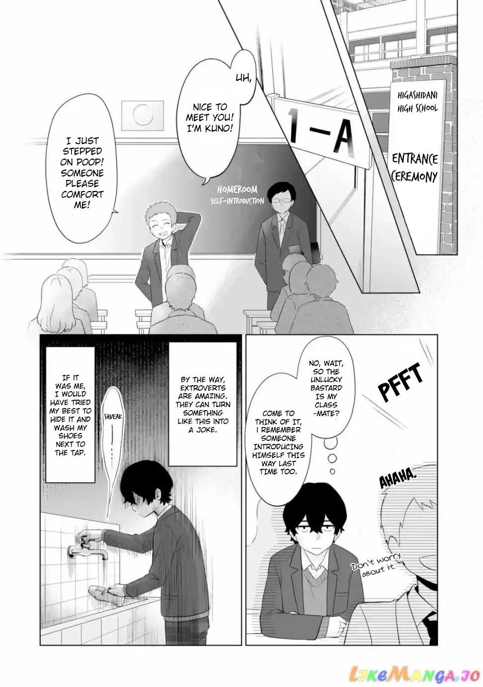 Please Leave Me Alone (For Some Reason, She Wants to Change a Lone Wolf's Helpless High School Life.) chapter 1 - page 36
