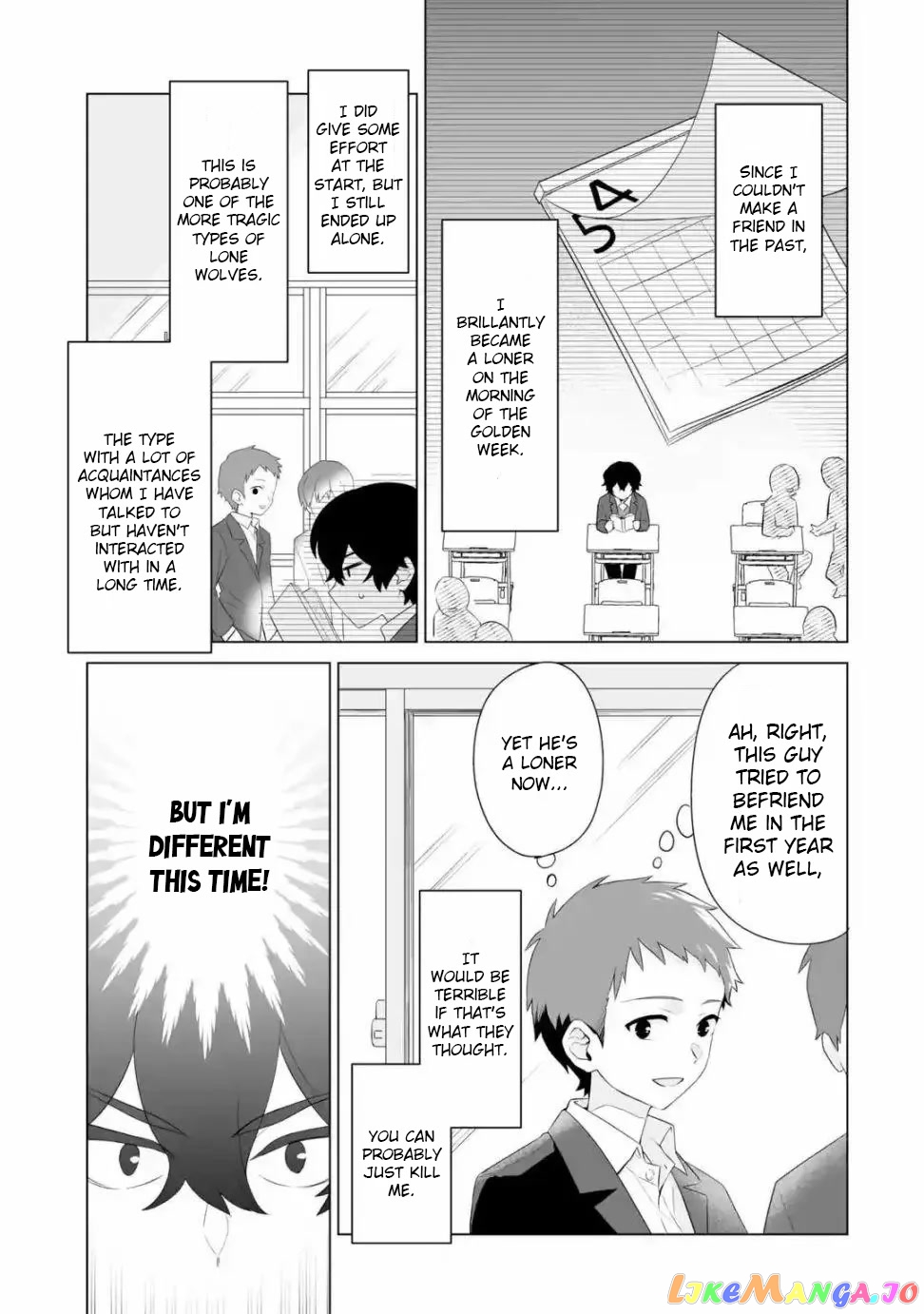 Please Leave Me Alone (For Some Reason, She Wants to Change a Lone Wolf's Helpless High School Life.) chapter 1 - page 39