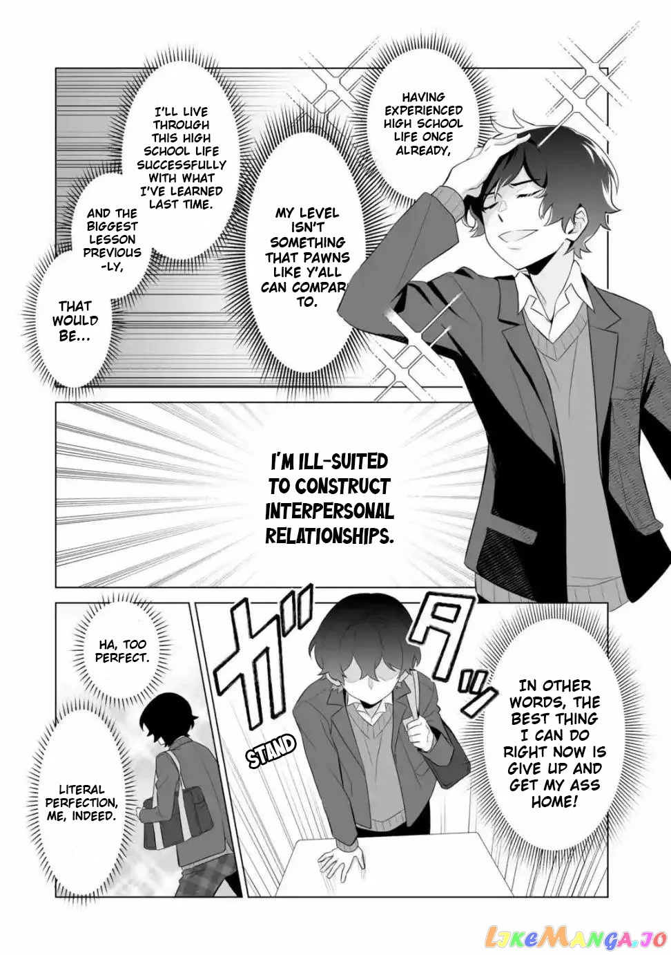 Please Leave Me Alone (For Some Reason, She Wants to Change a Lone Wolf's Helpless High School Life.) chapter 1 - page 40