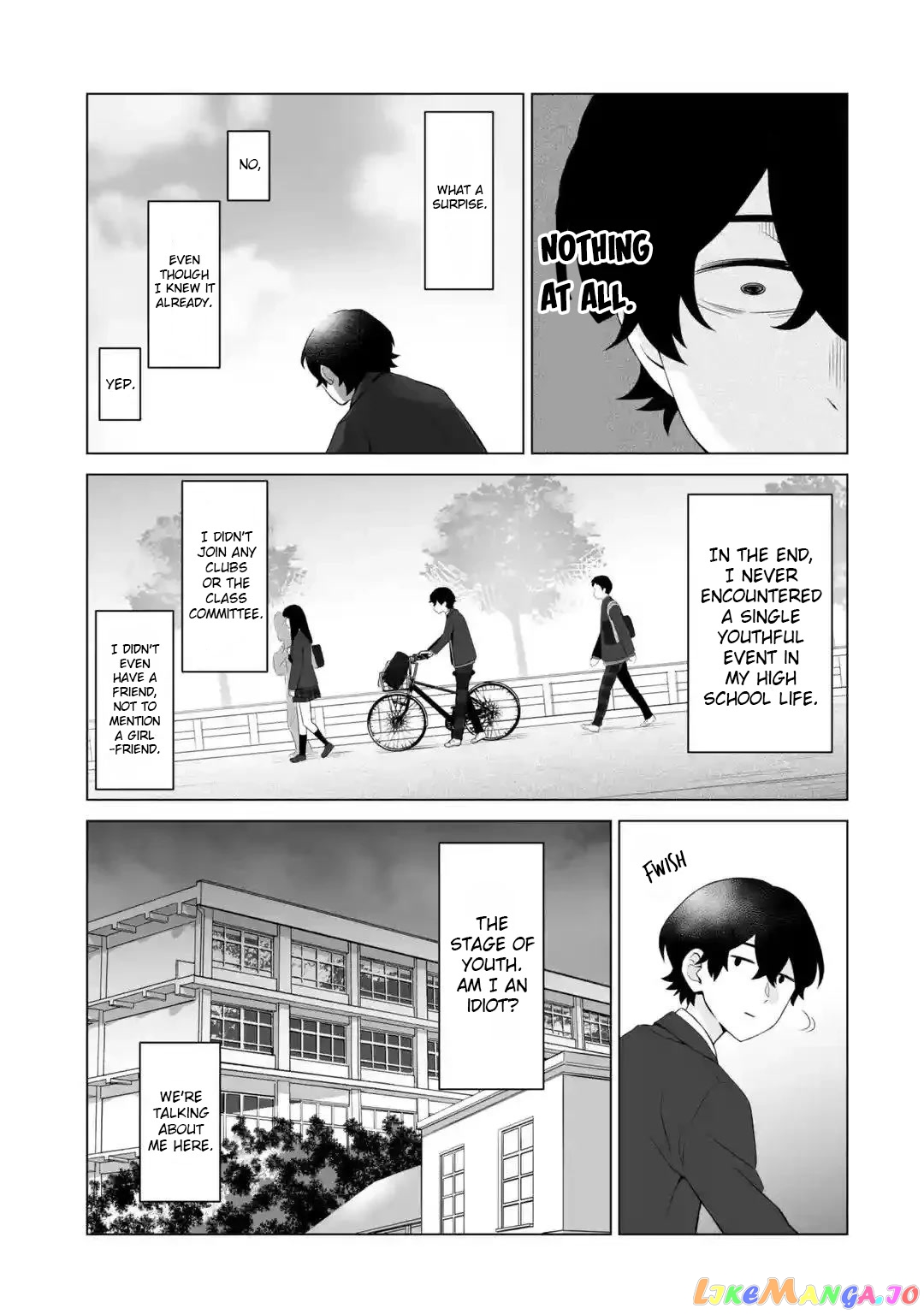Please Leave Me Alone (For Some Reason, She Wants to Change a Lone Wolf's Helpless High School Life.) chapter 1 - page 7