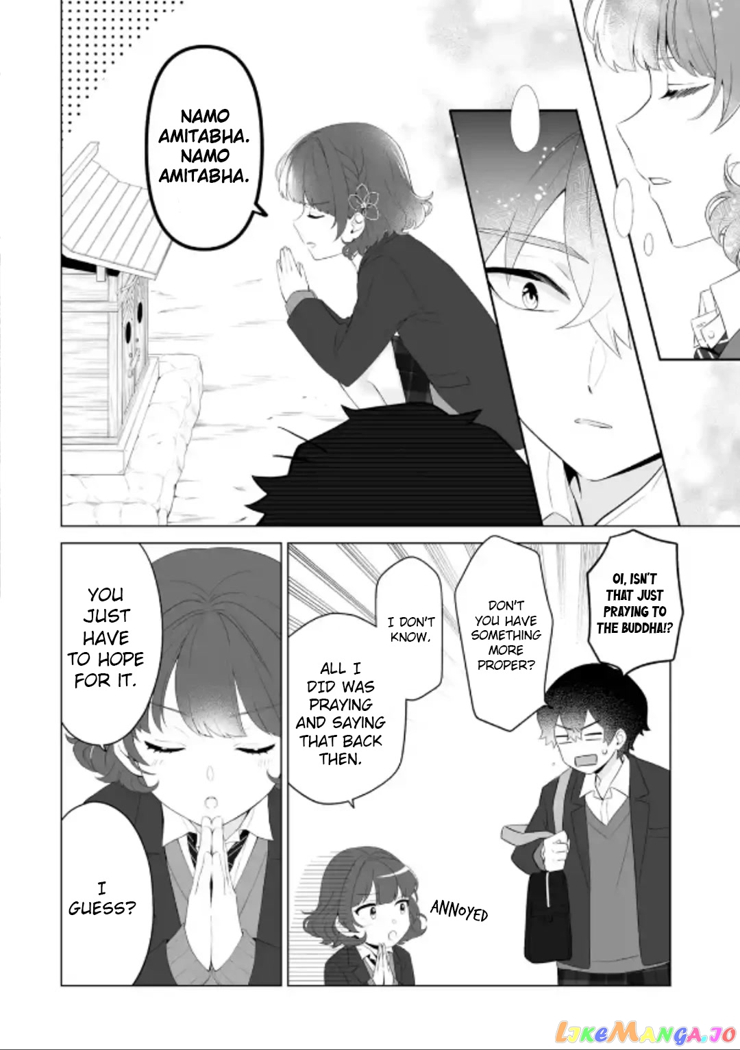 Please Leave Me Alone (For Some Reason, She Wants to Change a Lone Wolf's Helpless High School Life.) chapter 2 - page 12