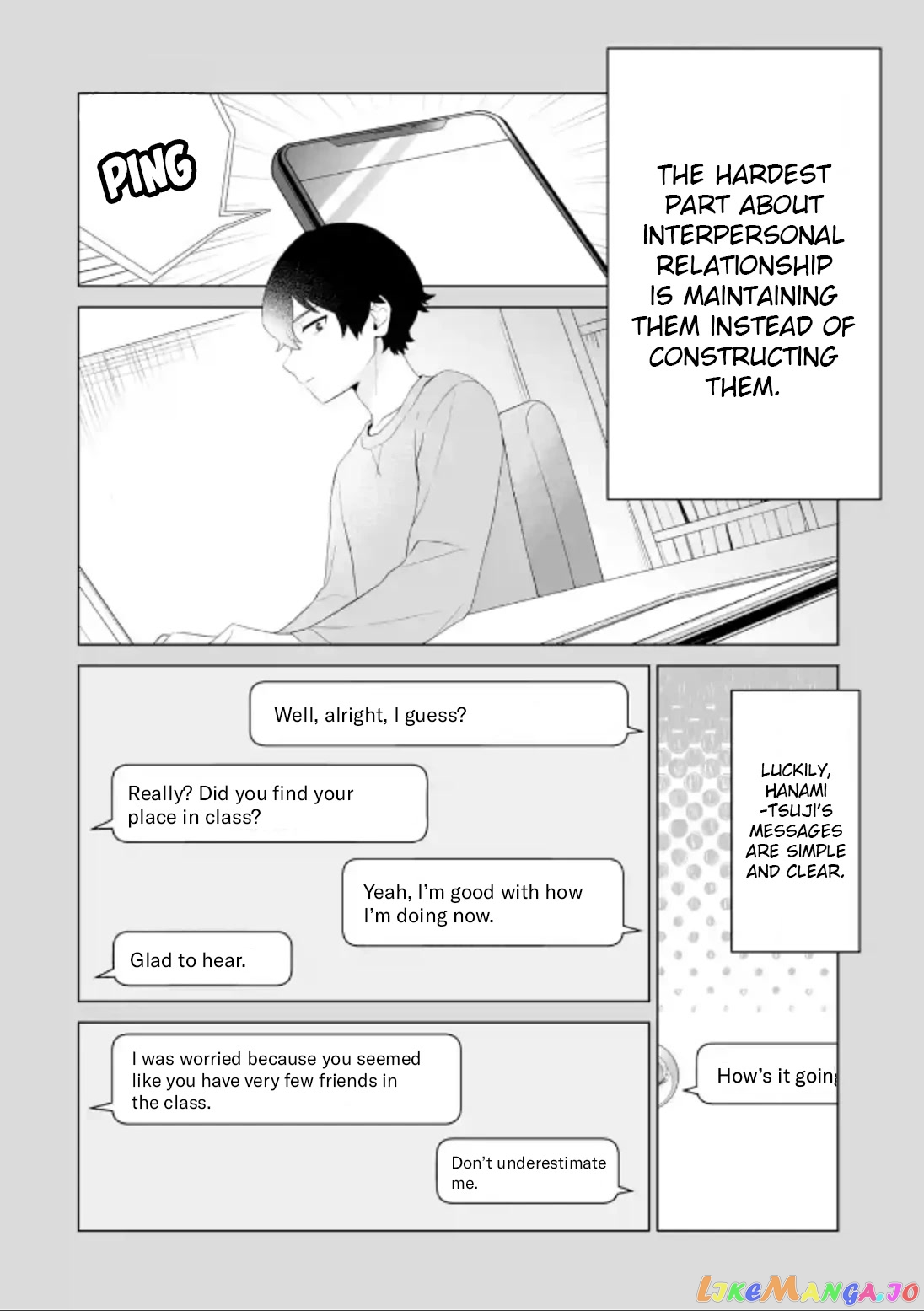 Please Leave Me Alone (For Some Reason, She Wants to Change a Lone Wolf's Helpless High School Life.) chapter 2 - page 26