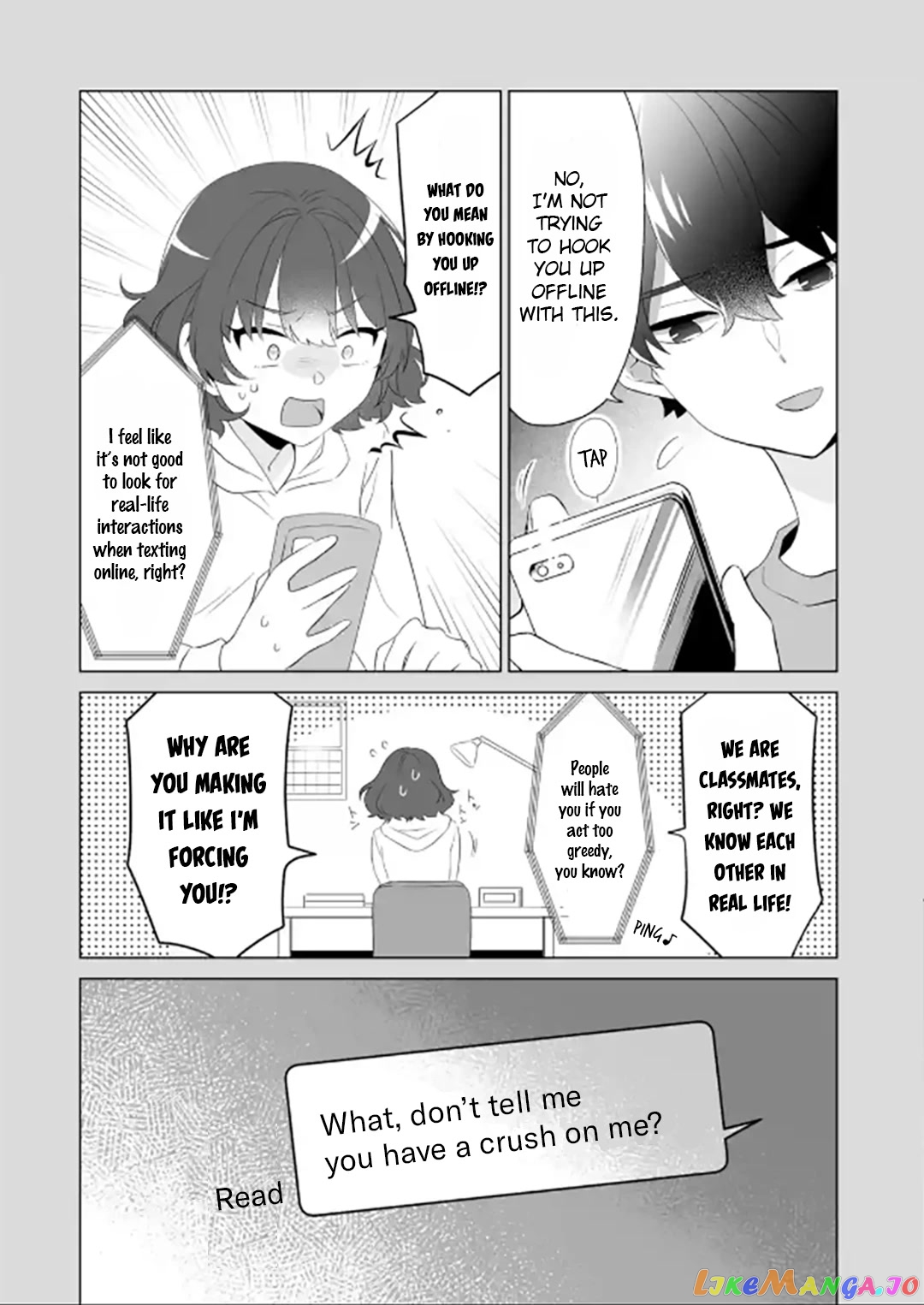 Please Leave Me Alone (For Some Reason, She Wants to Change a Lone Wolf's Helpless High School Life.) chapter 2 - page 28