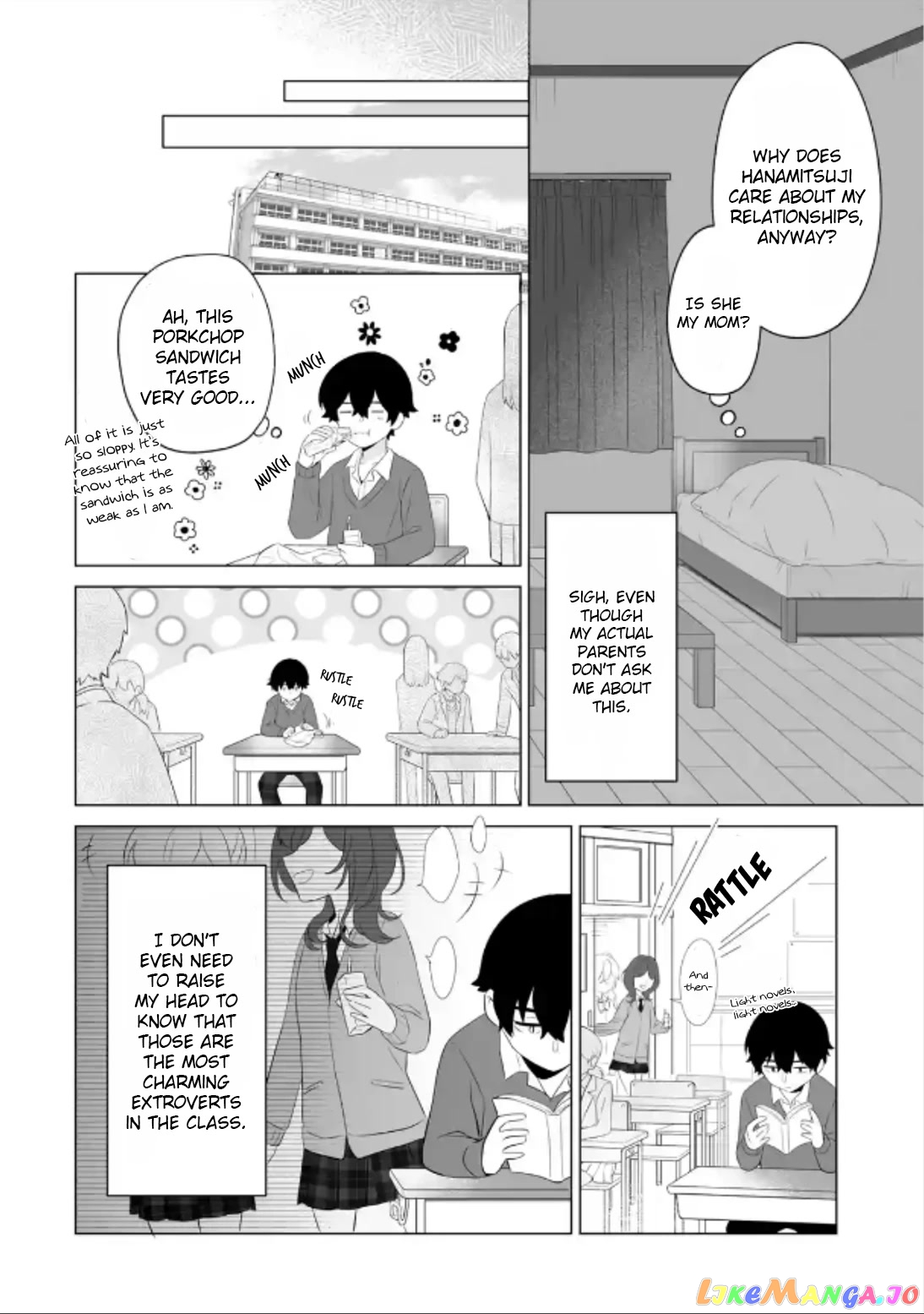 Please Leave Me Alone (For Some Reason, She Wants to Change a Lone Wolf's Helpless High School Life.) chapter 2 - page 30