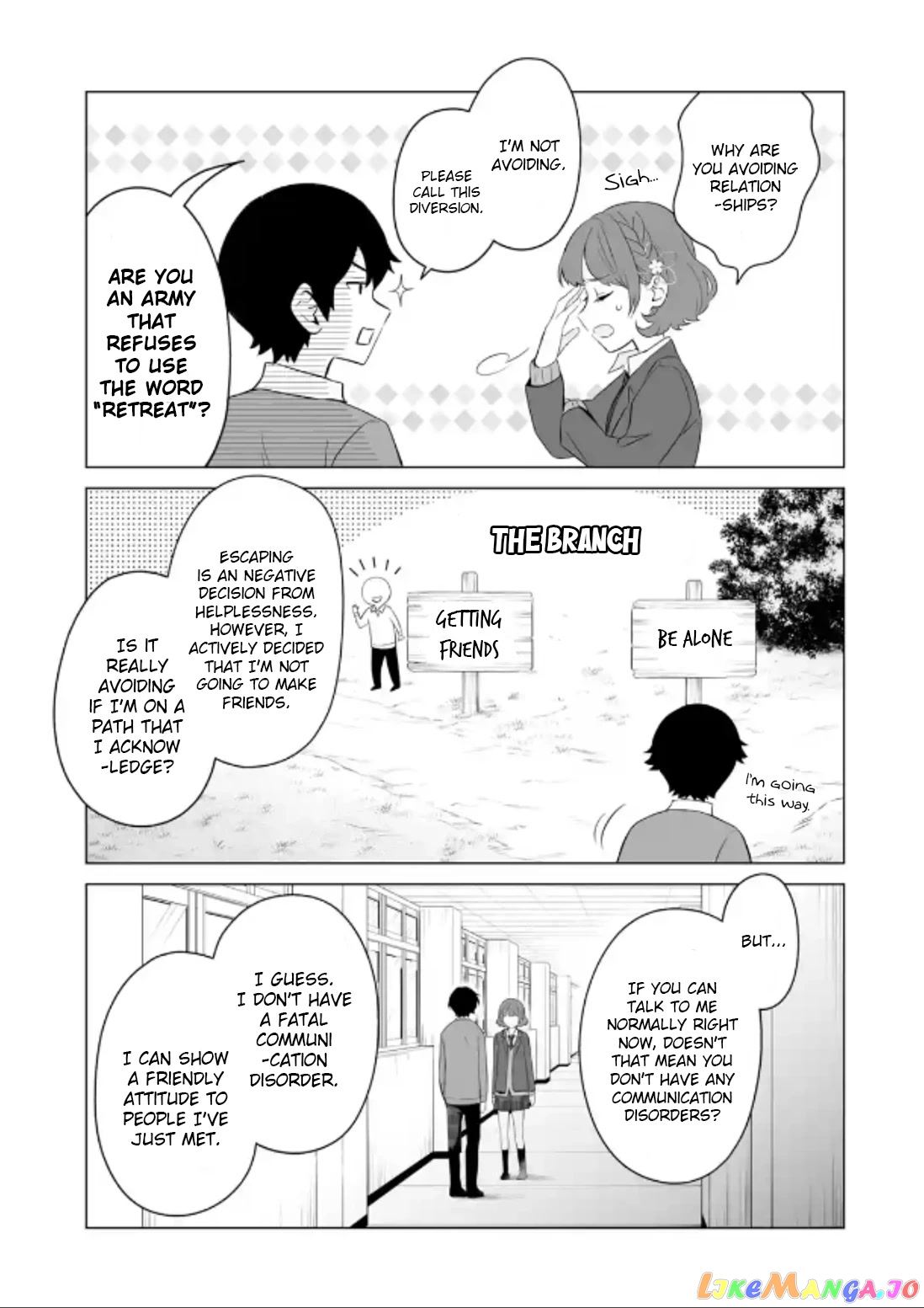 Please Leave Me Alone (For Some Reason, She Wants to Change a Lone Wolf's Helpless High School Life.) chapter 3 - page 15