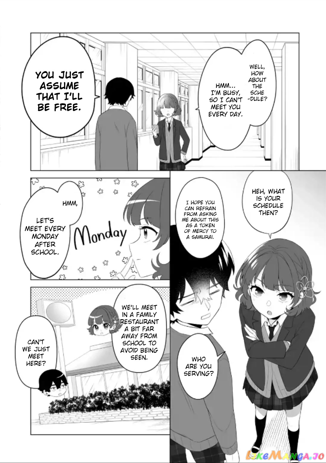 Please Leave Me Alone (For Some Reason, She Wants to Change a Lone Wolf's Helpless High School Life.) chapter 3 - page 27