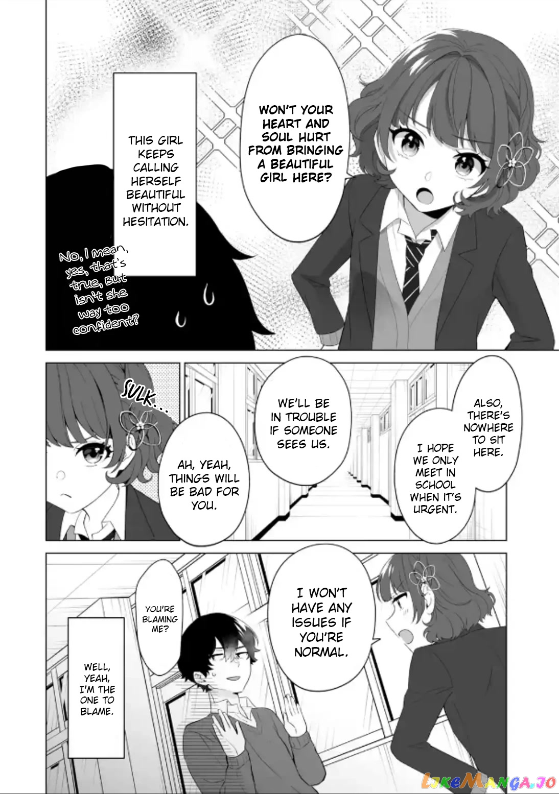 Please Leave Me Alone (For Some Reason, She Wants to Change a Lone Wolf's Helpless High School Life.) chapter 3 - page 28