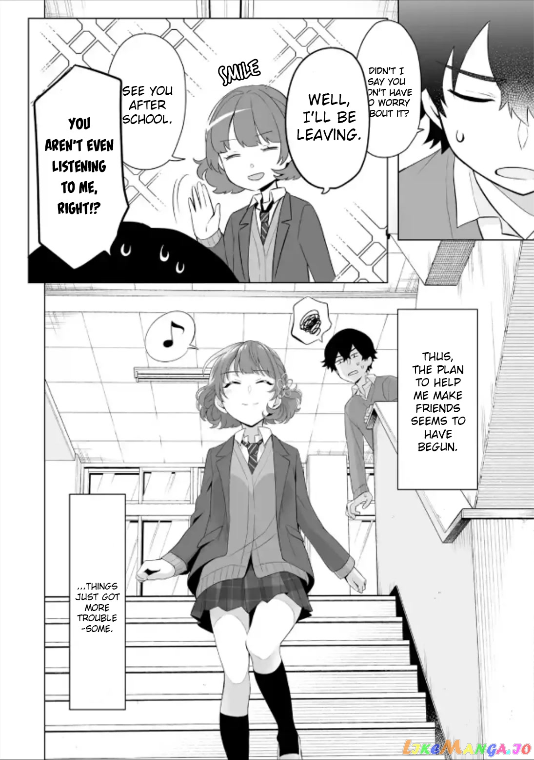 Please Leave Me Alone (For Some Reason, She Wants to Change a Lone Wolf's Helpless High School Life.) chapter 3 - page 30