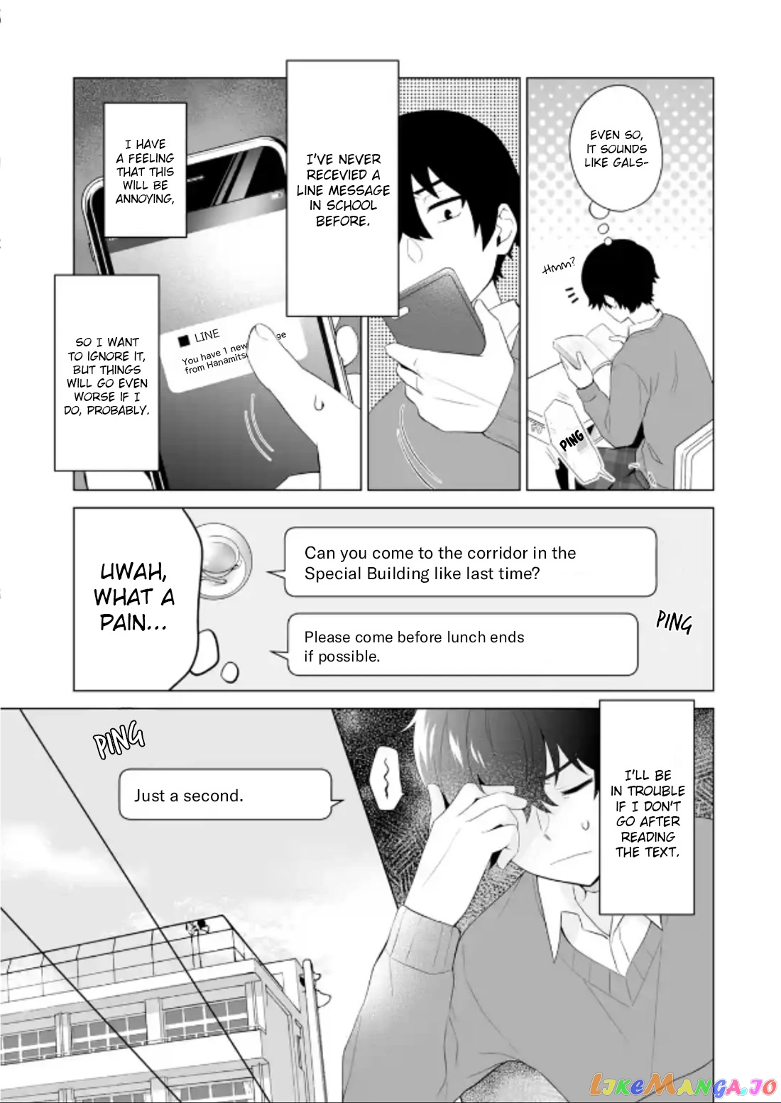 Please Leave Me Alone (For Some Reason, She Wants to Change a Lone Wolf's Helpless High School Life.) chapter 3 - page 5