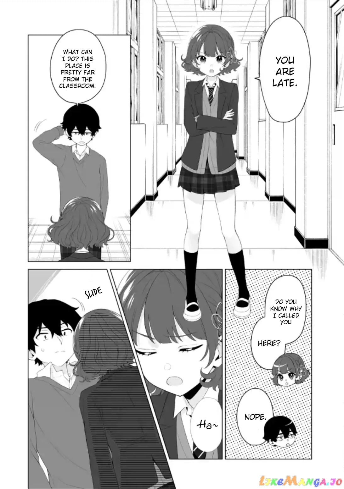 Please Leave Me Alone (For Some Reason, She Wants to Change a Lone Wolf's Helpless High School Life.) chapter 3 - page 6