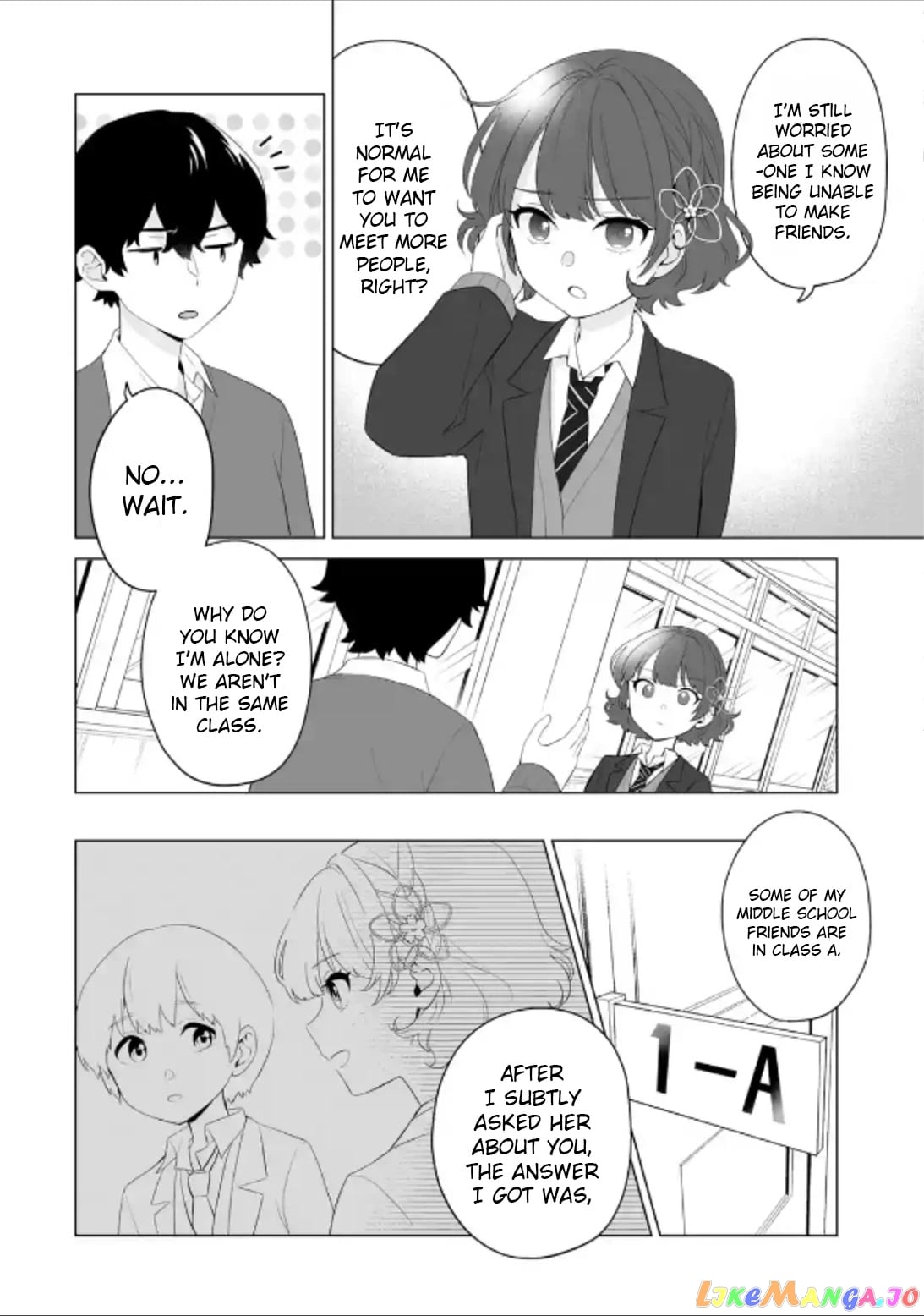 Please Leave Me Alone (For Some Reason, She Wants to Change a Lone Wolf's Helpless High School Life.) chapter 3 - page 8