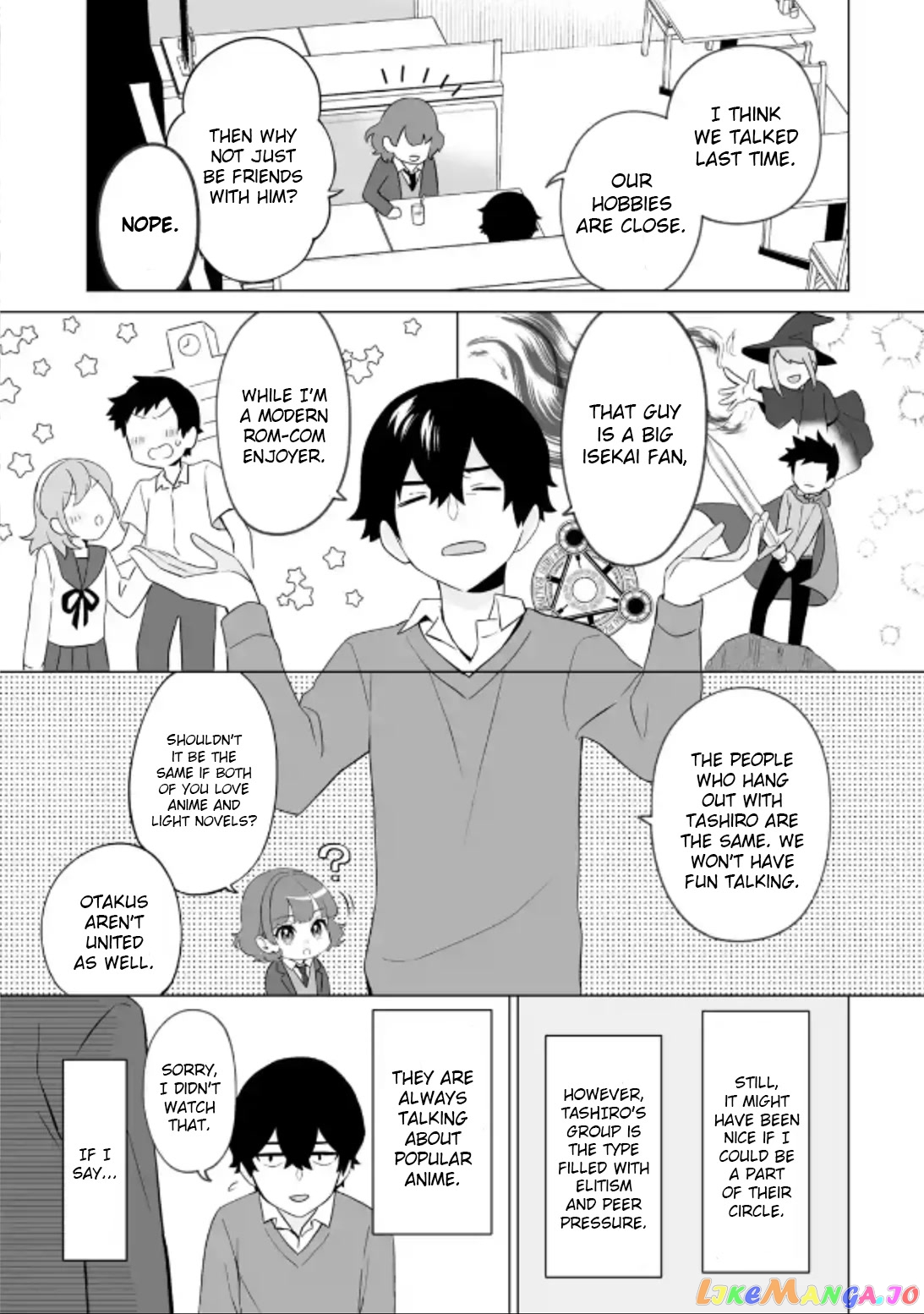 Please Leave Me Alone (For Some Reason, She Wants to Change a Lone Wolf's Helpless High School Life.) chapter 4 - page 11