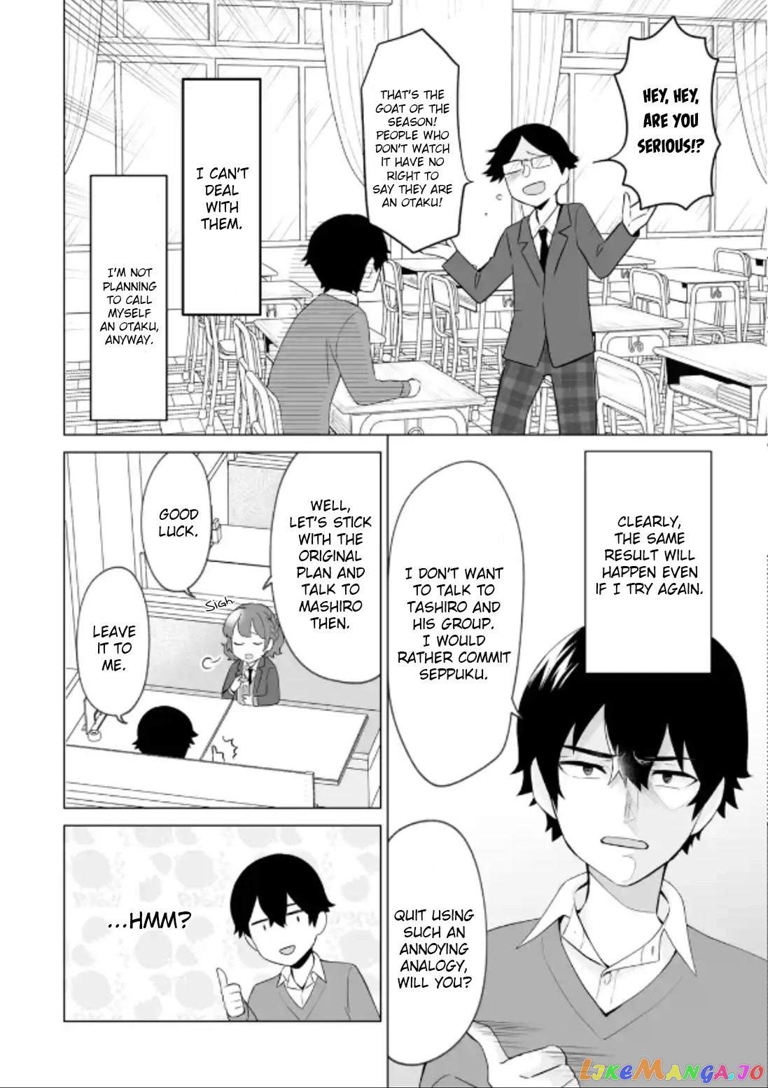 Please Leave Me Alone (For Some Reason, She Wants to Change a Lone Wolf's Helpless High School Life.) chapter 4 - page 12