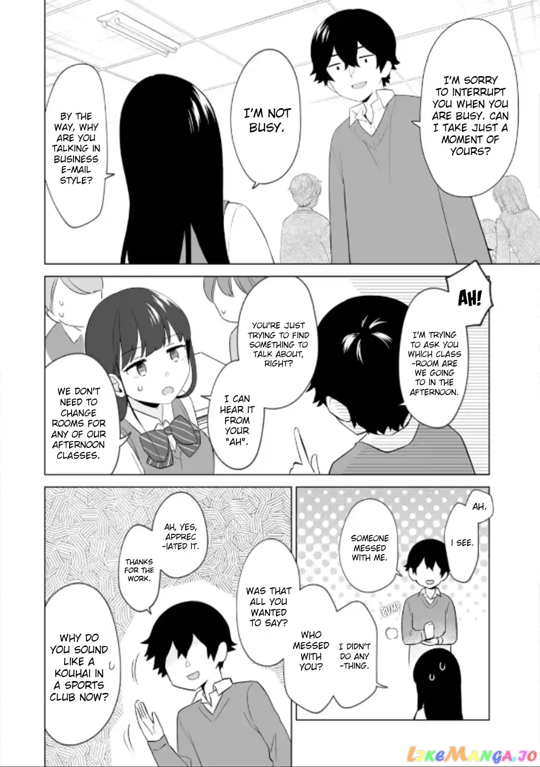 Please Leave Me Alone (For Some Reason, She Wants to Change a Lone Wolf's Helpless High School Life.) chapter 4 - page 20