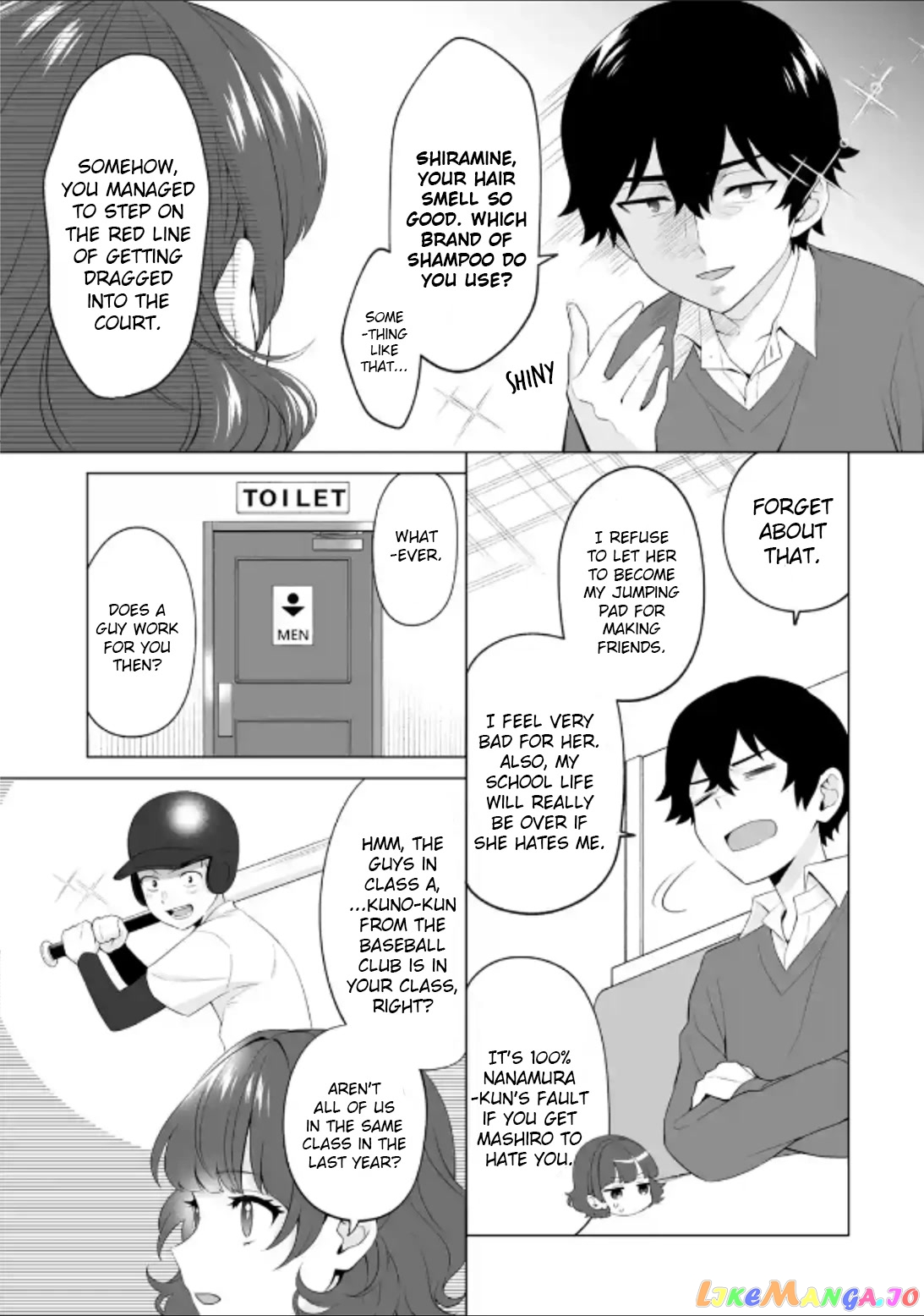 Please Leave Me Alone (For Some Reason, She Wants to Change a Lone Wolf's Helpless High School Life.) chapter 4 - page 9