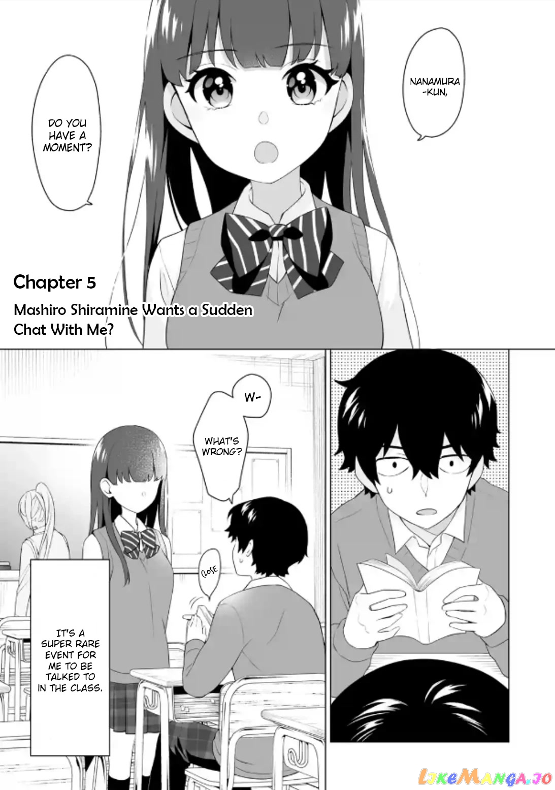 Please Leave Me Alone (For Some Reason, She Wants to Change a Lone Wolf's Helpless High School Life.) chapter 5 - page 1