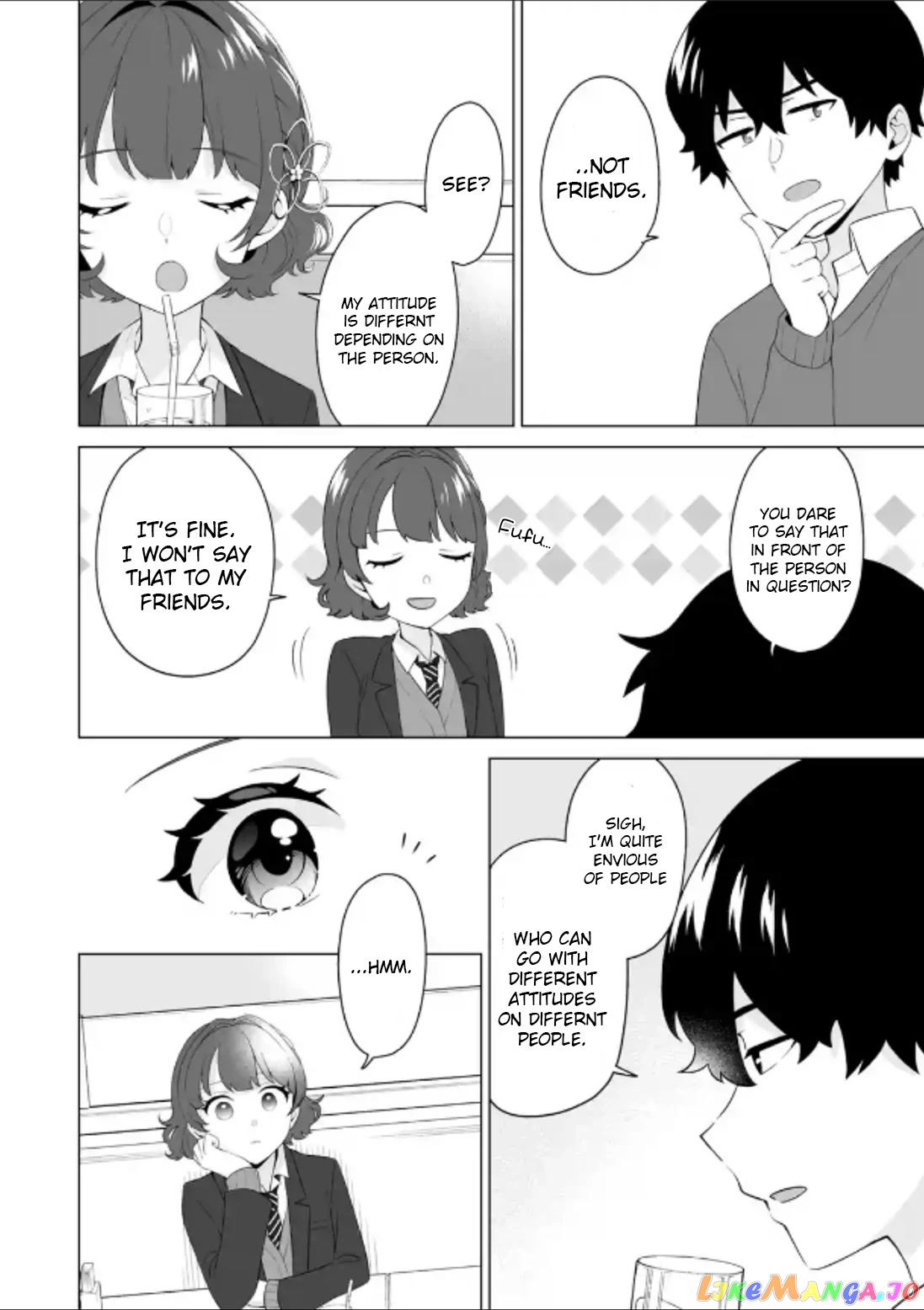Please Leave Me Alone (For Some Reason, She Wants to Change a Lone Wolf's Helpless High School Life.) chapter 5 - page 14