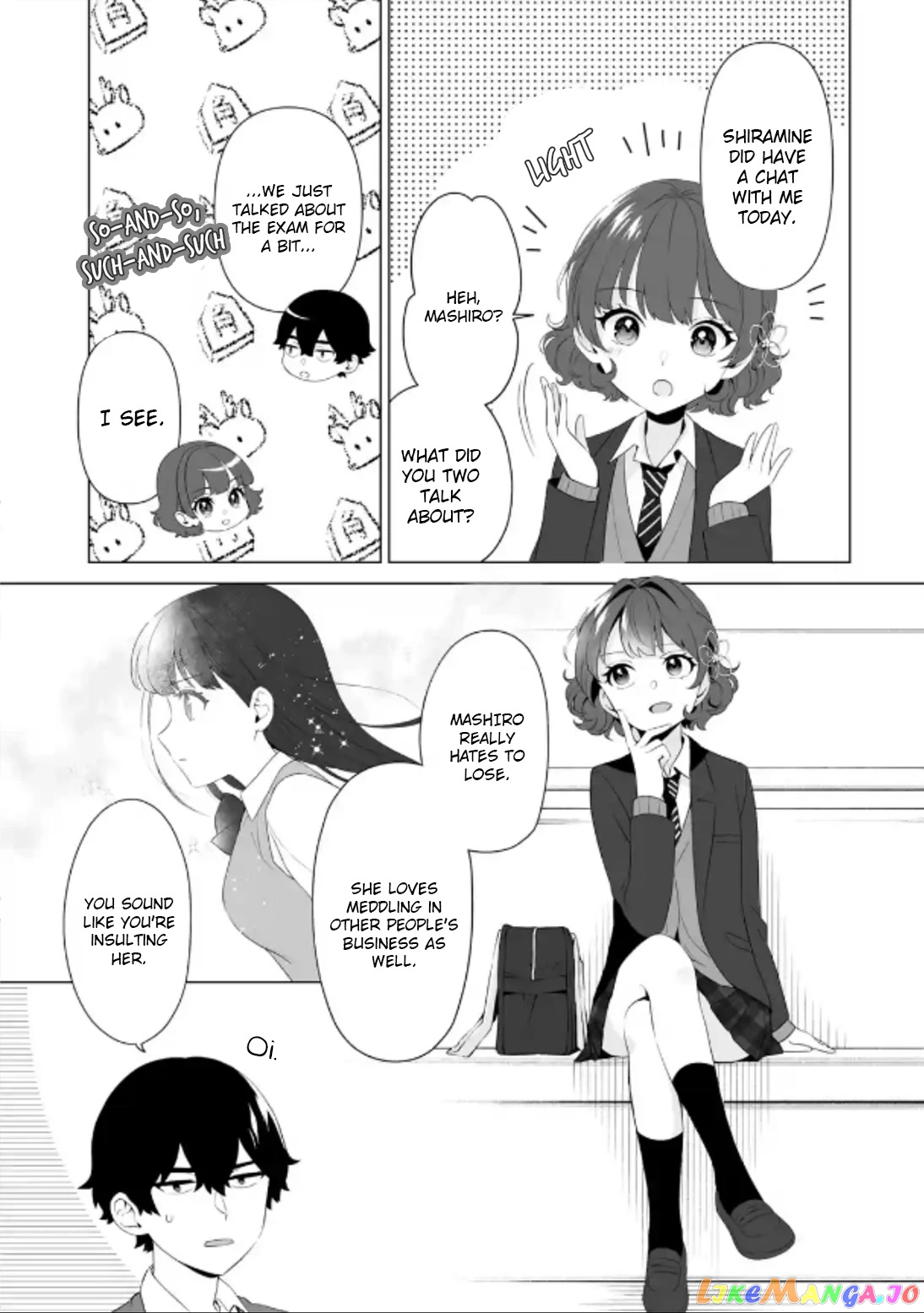 Please Leave Me Alone (For Some Reason, She Wants to Change a Lone Wolf's Helpless High School Life.) chapter 5 - page 19