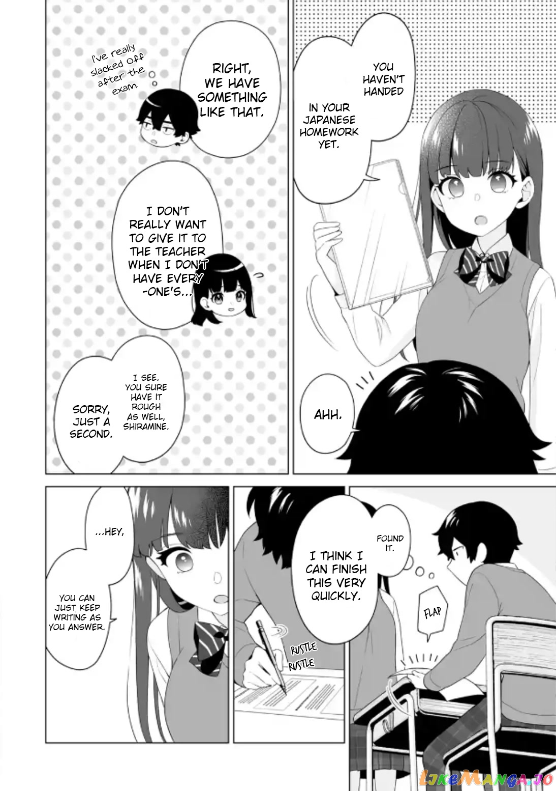 Please Leave Me Alone (For Some Reason, She Wants to Change a Lone Wolf's Helpless High School Life.) chapter 5 - page 2