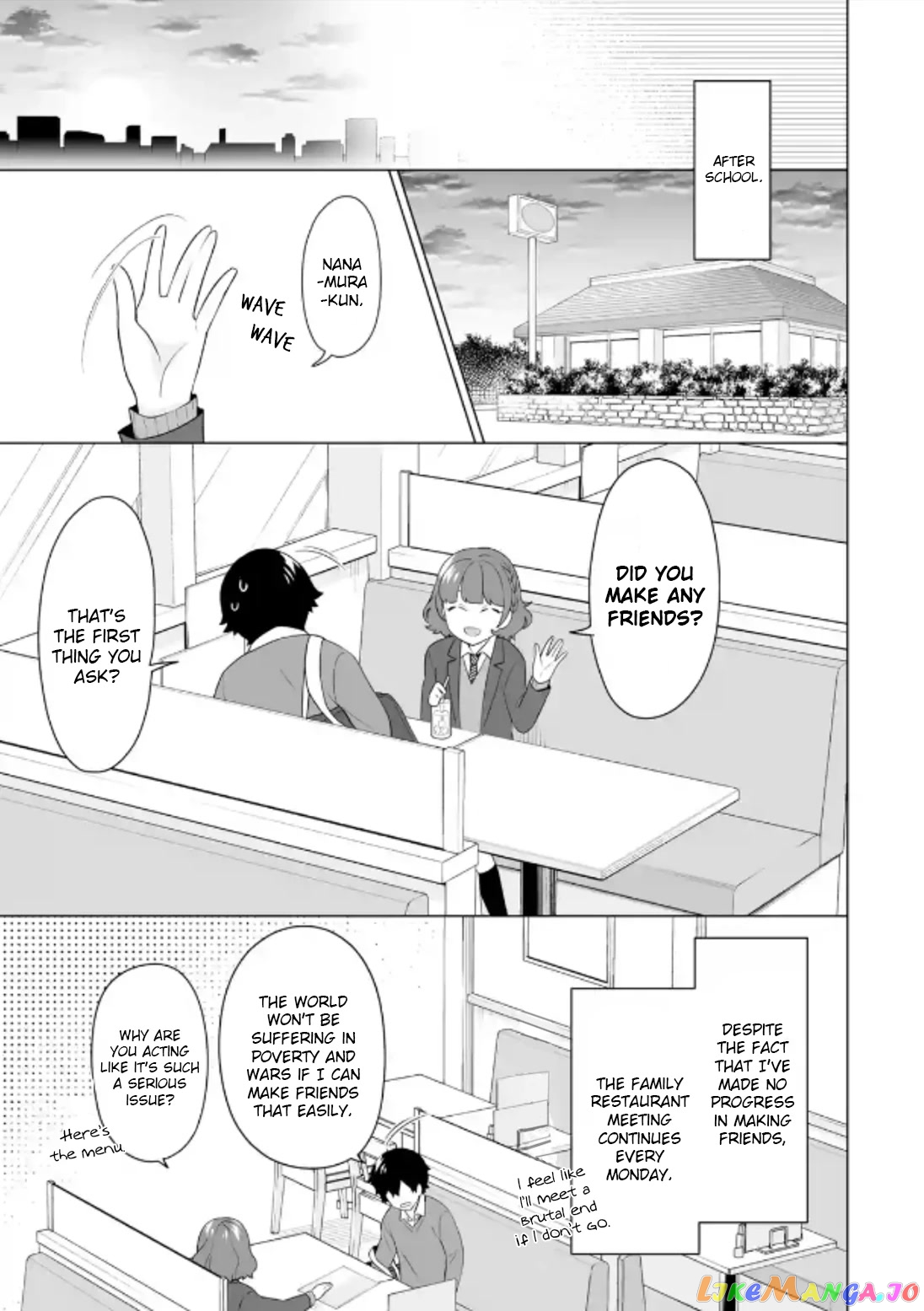 Please Leave Me Alone (For Some Reason, She Wants to Change a Lone Wolf's Helpless High School Life.) chapter 5 - page 9
